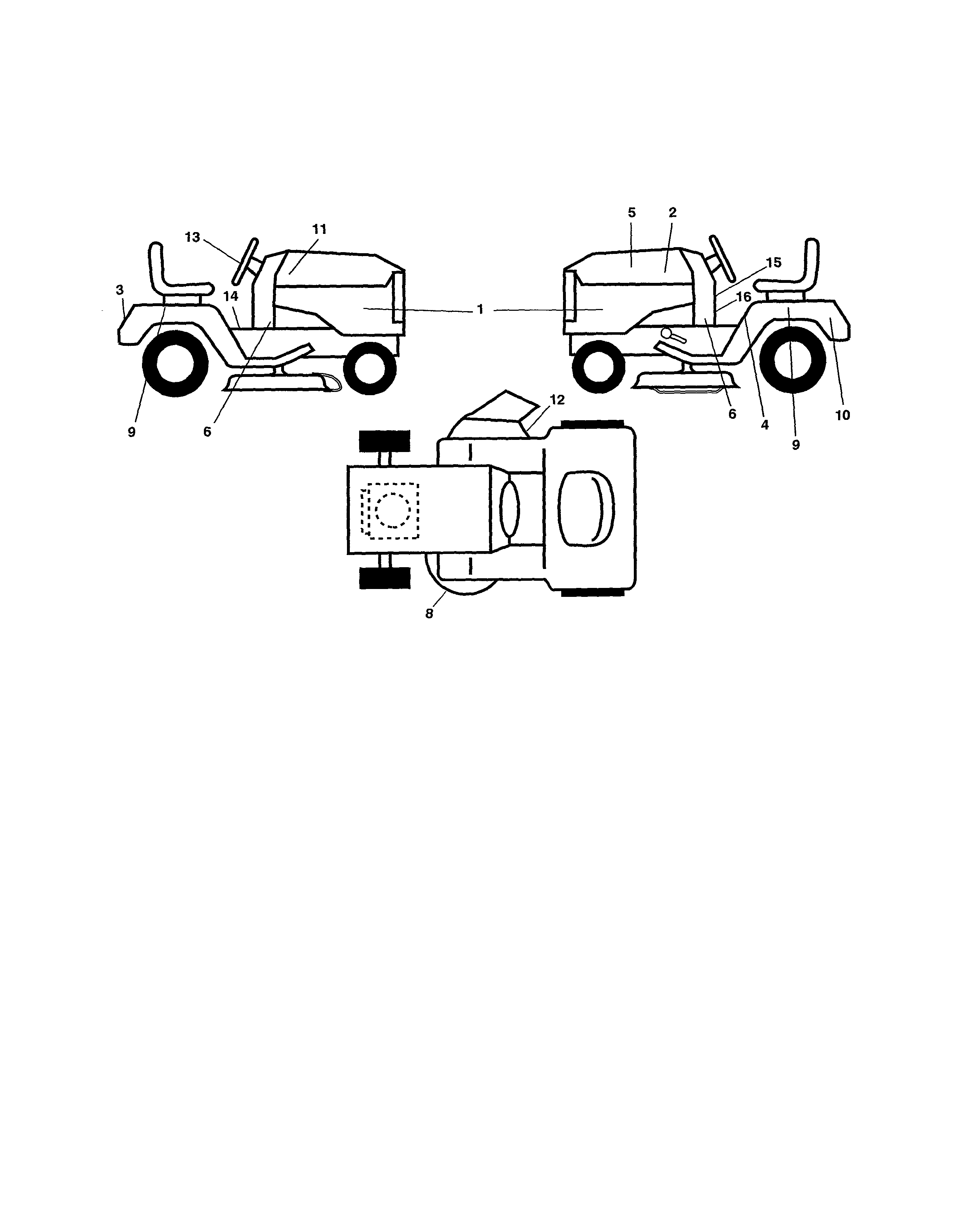 Ariens A19K42 (96046000500) decals diagram
