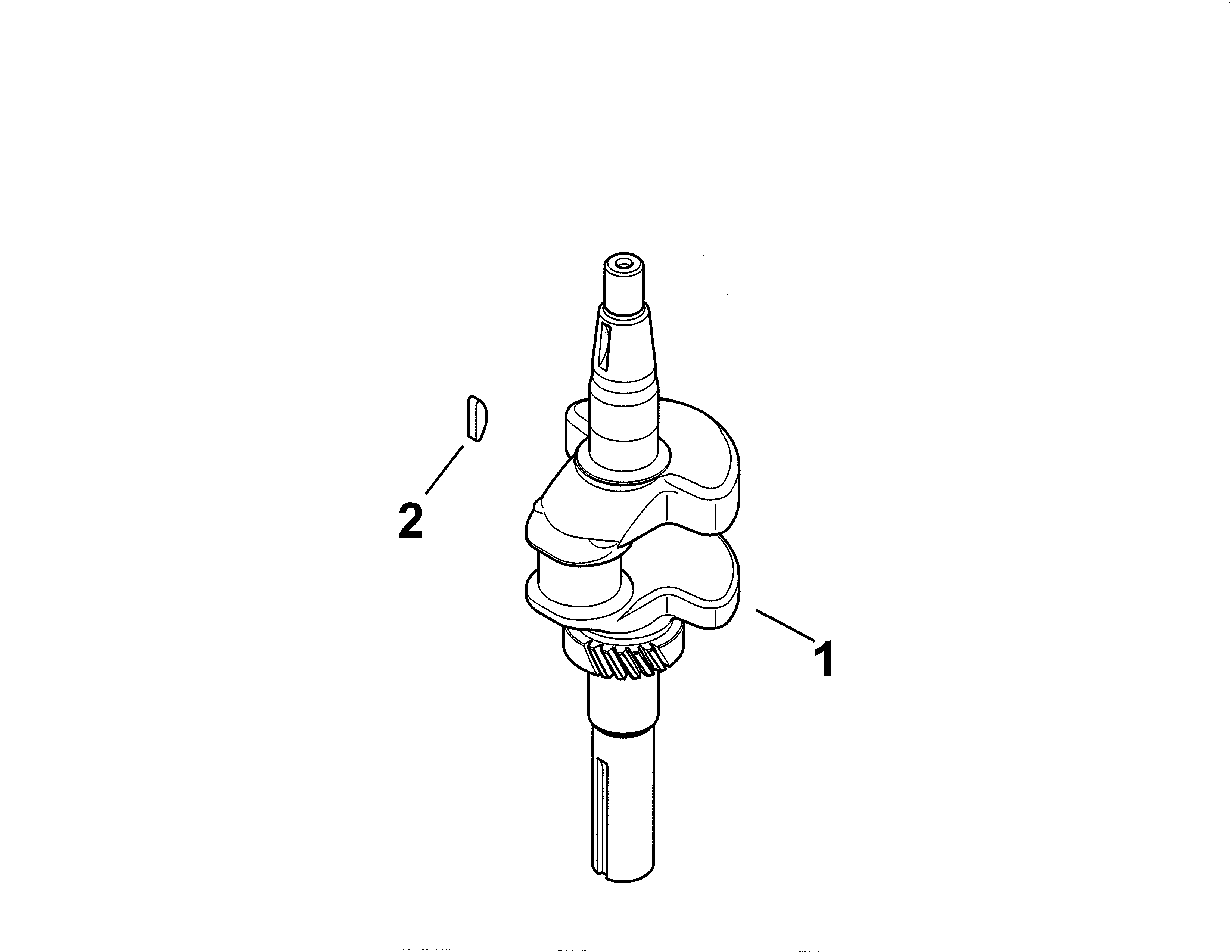Ariens 96146000500 crankshaft diagram