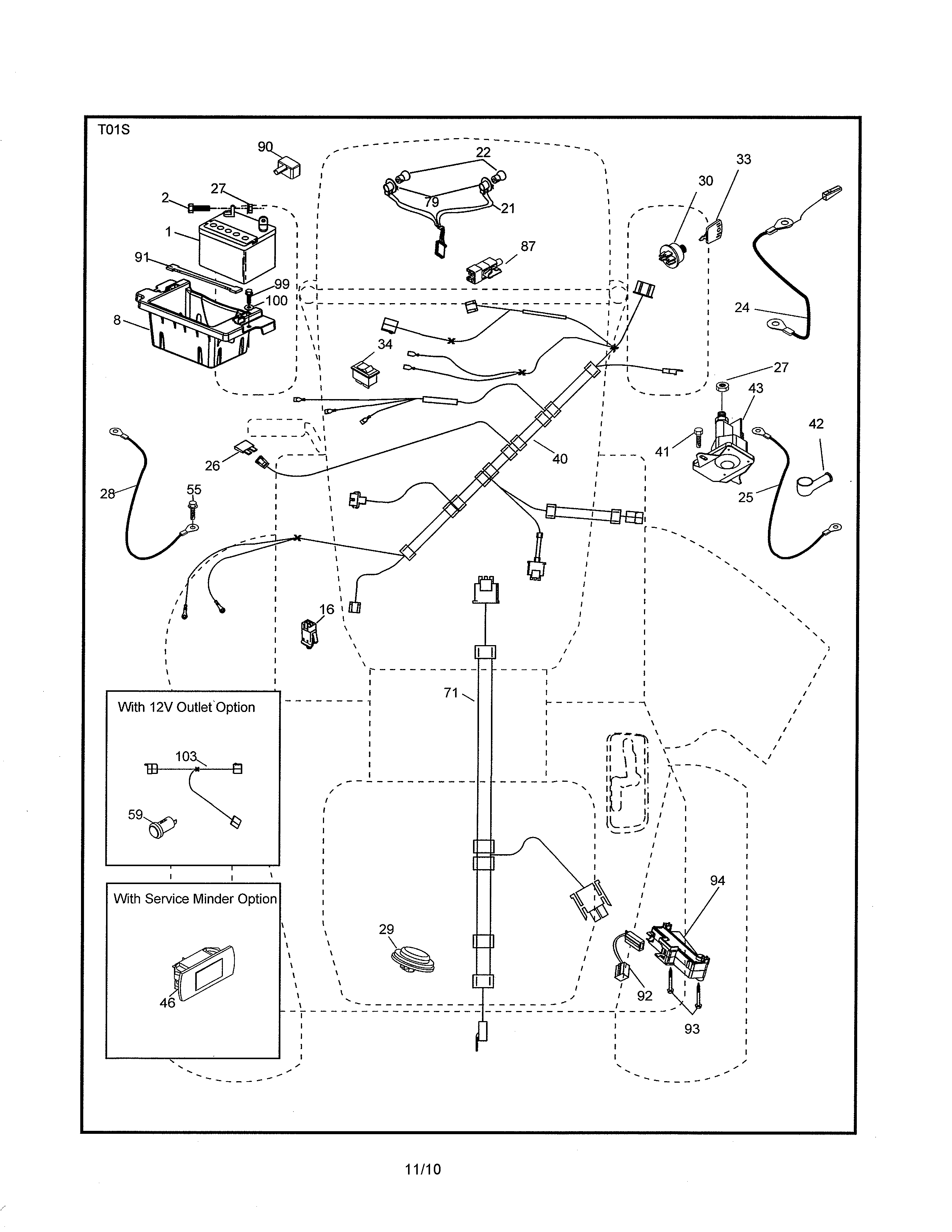 Ariens 936045 electrical diagram
