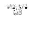 Poulan 96046002200 decals diagram