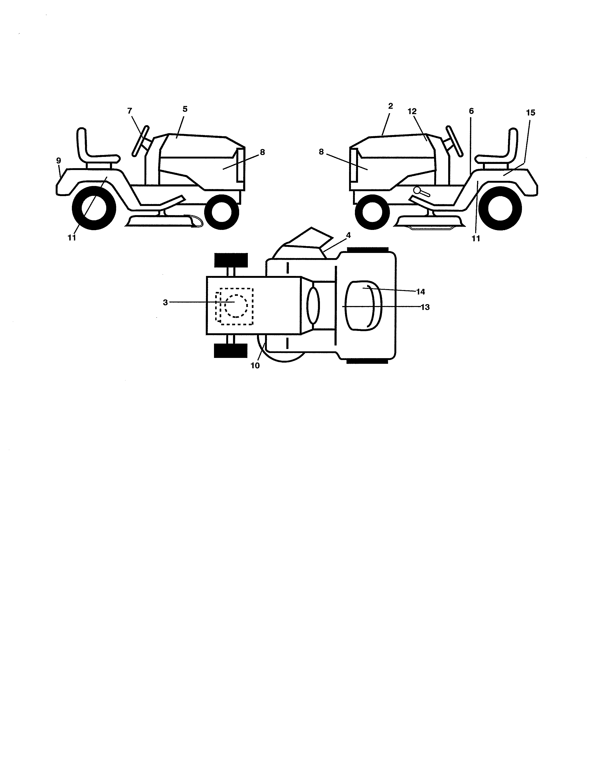 Ariens A175BG42 (96016002101) decals diagram