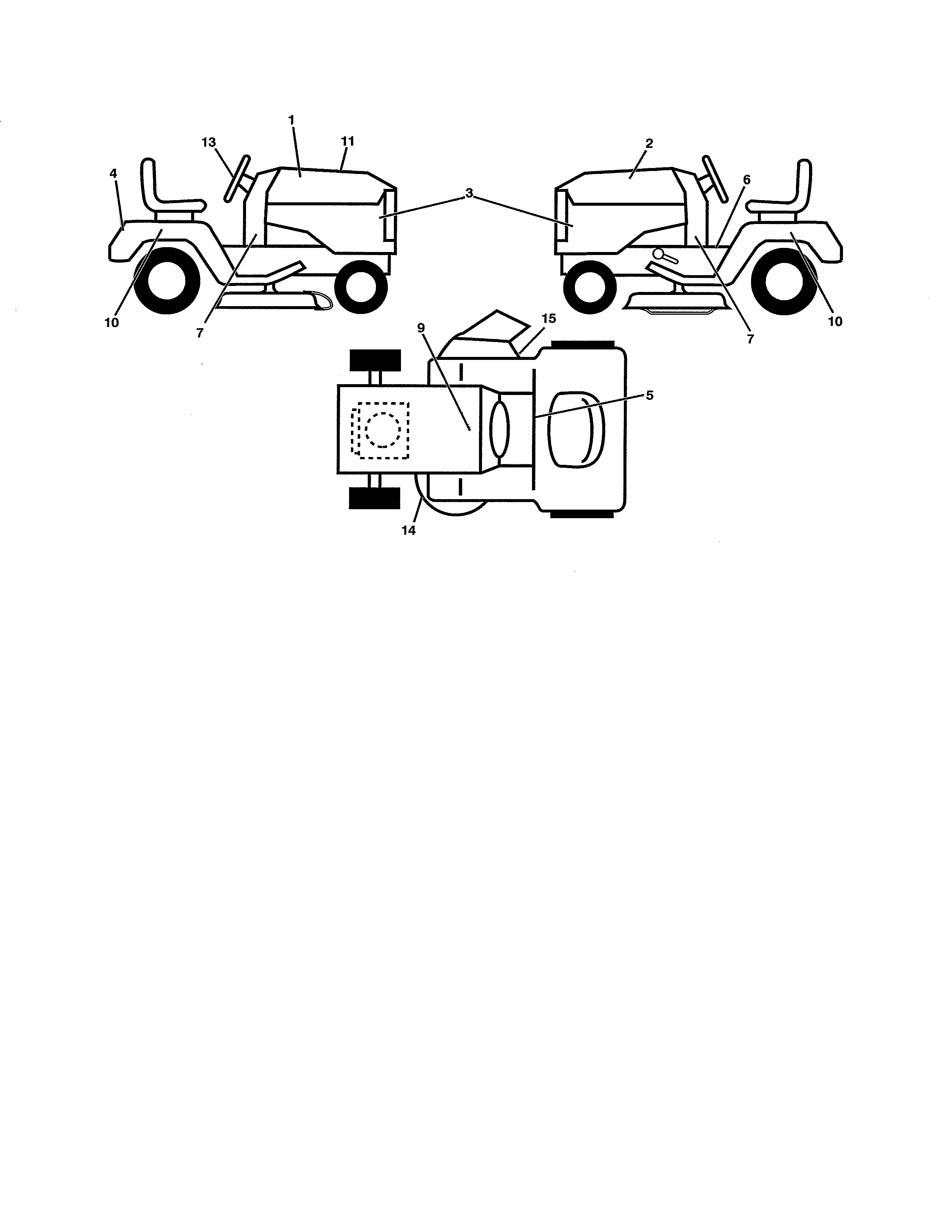 Ariens 96046000400 decals diagram