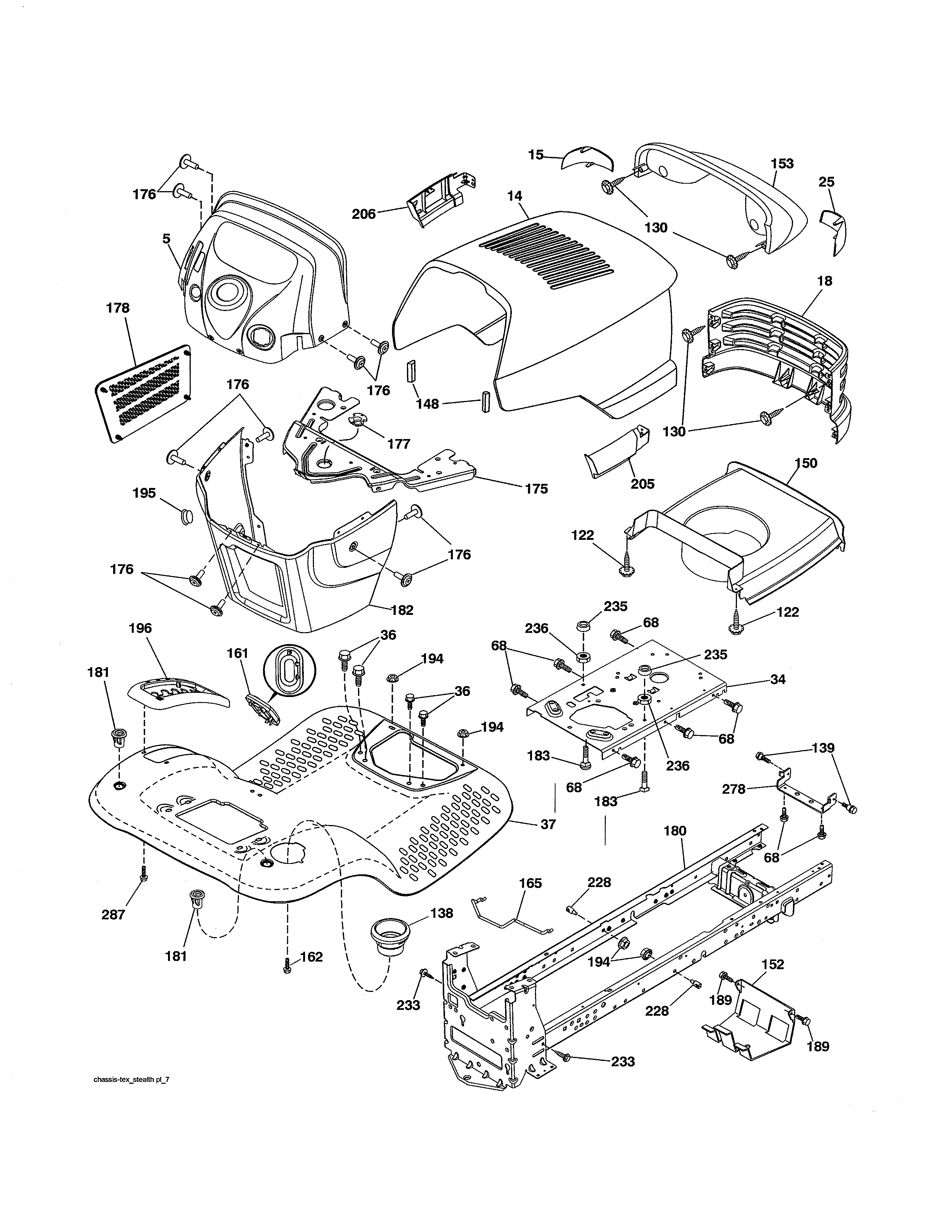 Dixon 96046002000 chassis diagram
