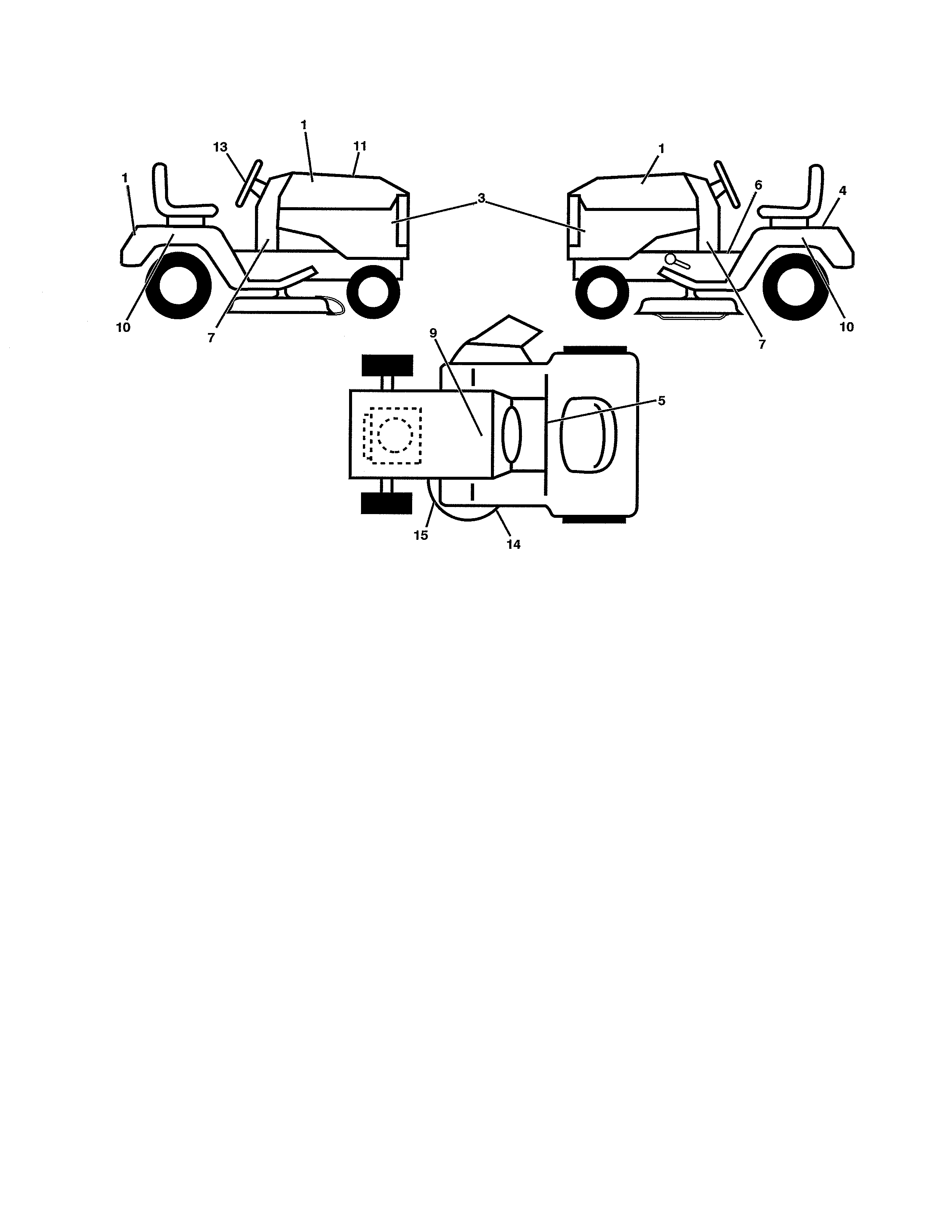 Dixon 96046002000 decals diagram