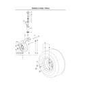 Dixon 965882001 wheels and tires diagram