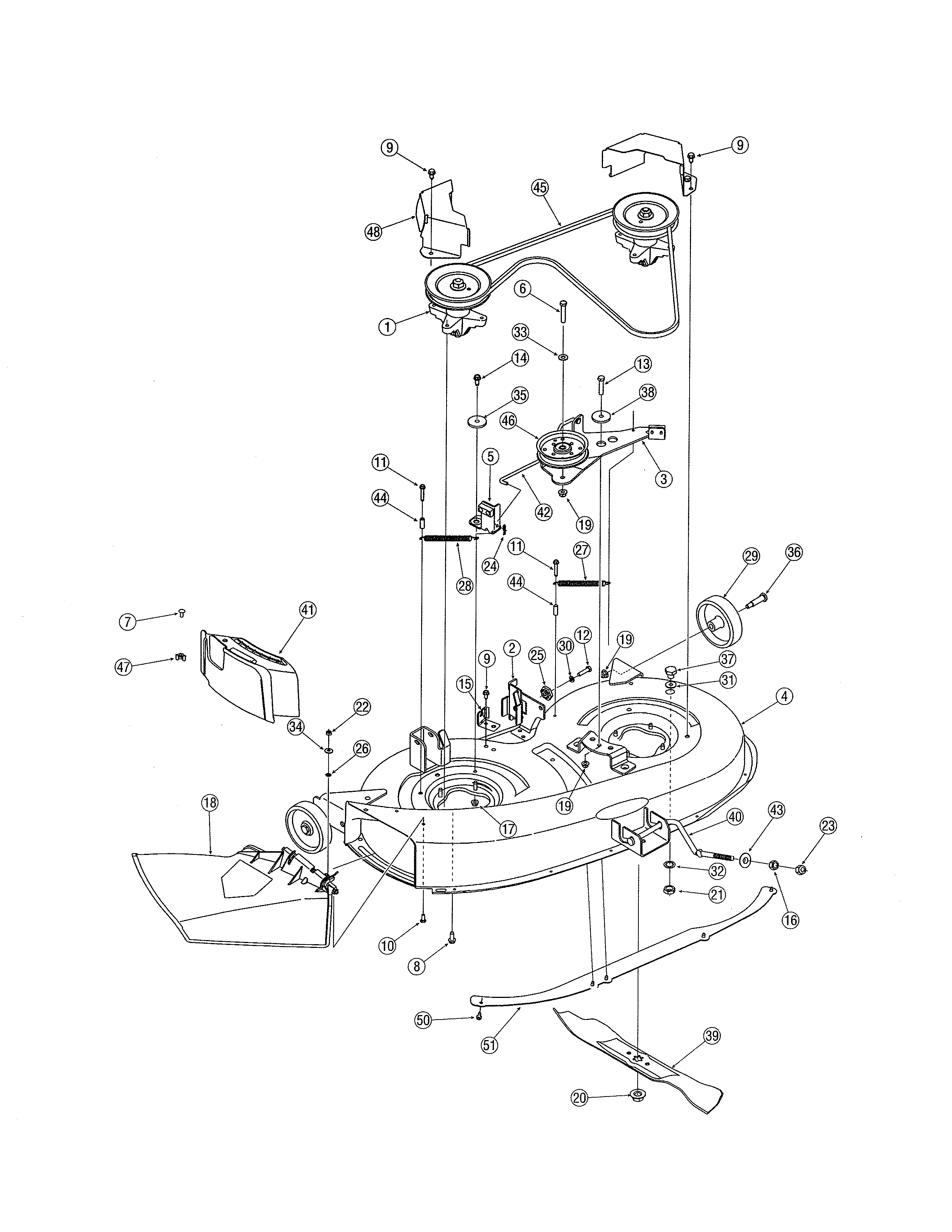 MTD 13AN771H729 38" deck diagram