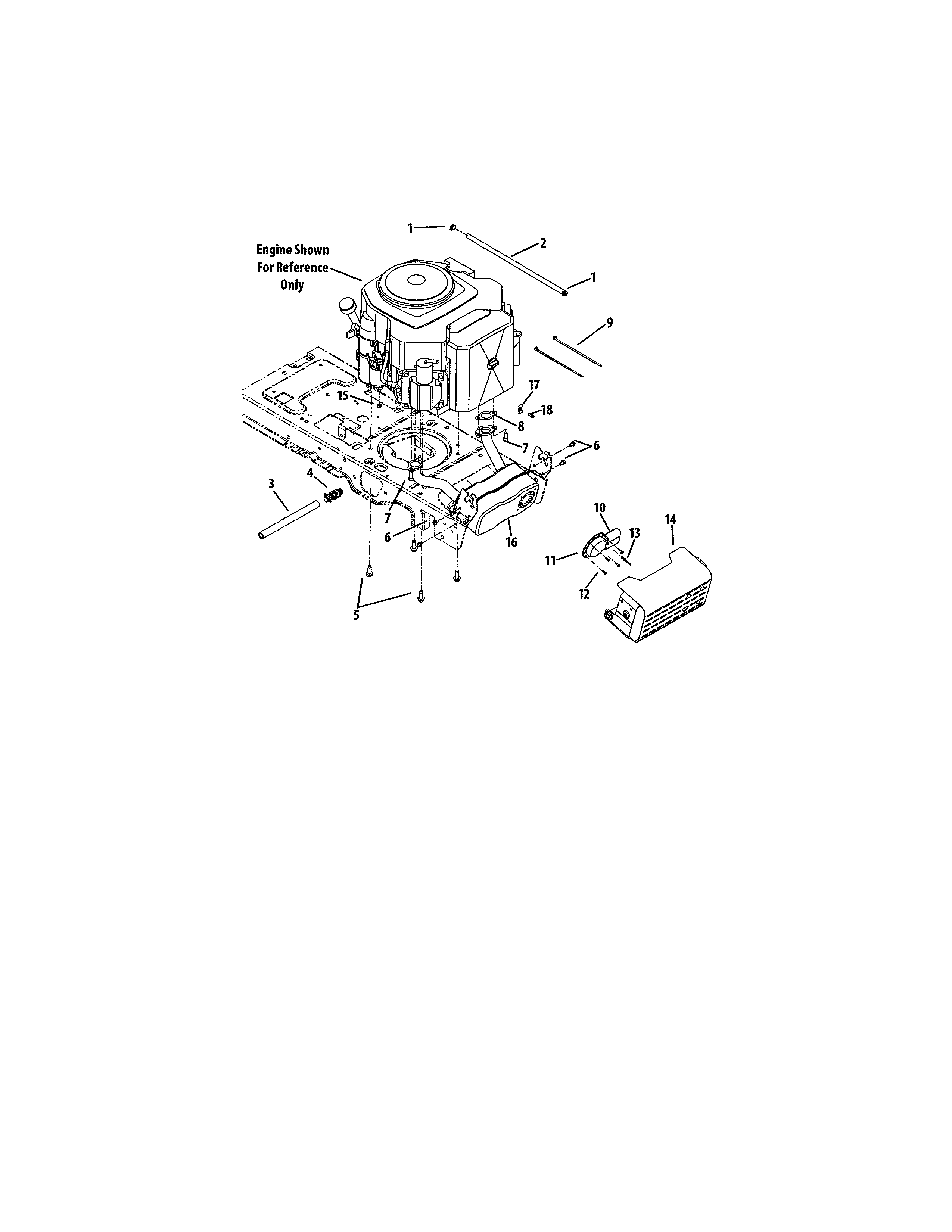Cub Cadet 13AK92AK056 engine accessories diagram