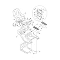 MTD 13AO791G718 seat/fender diagram