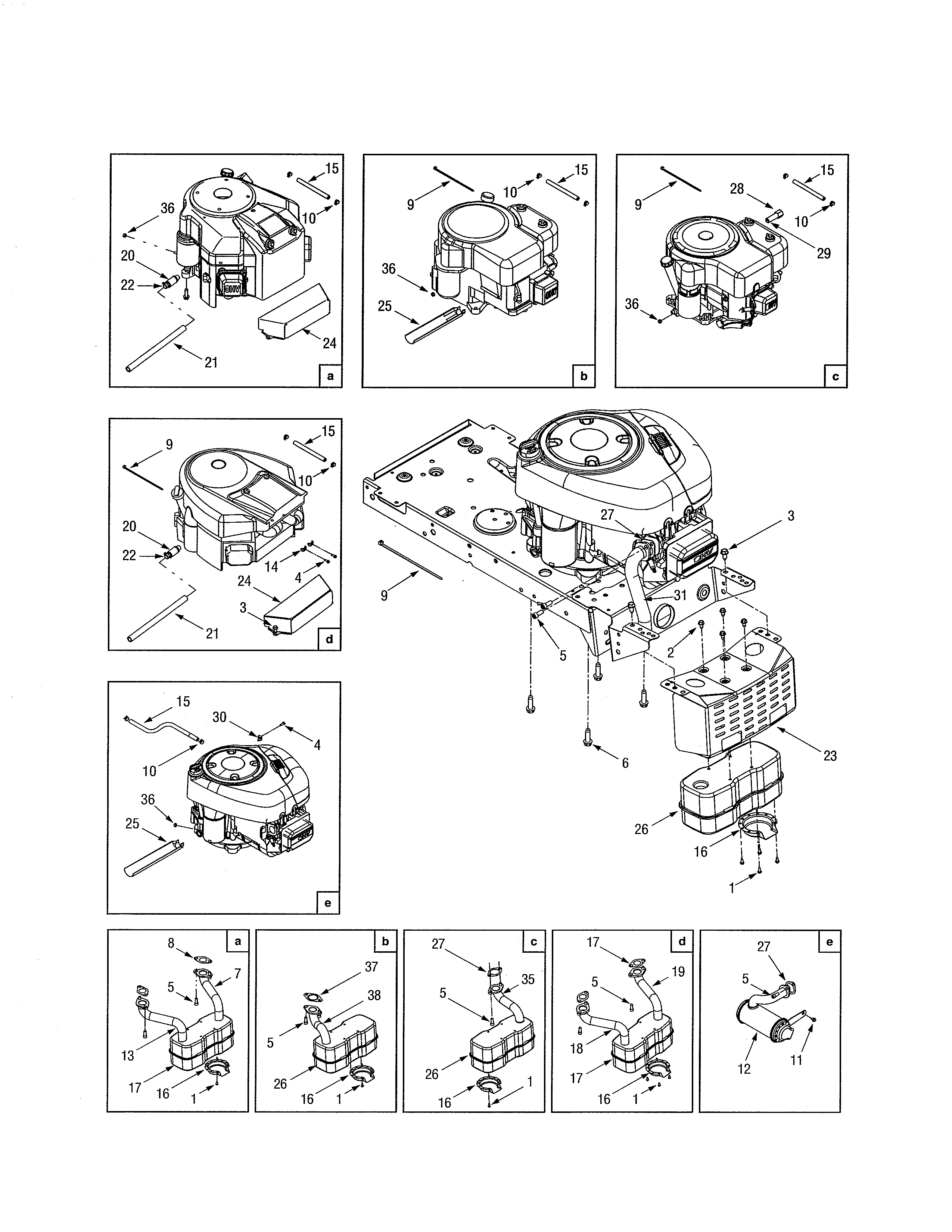 MTD 13AO791G718 engine accessories diagram