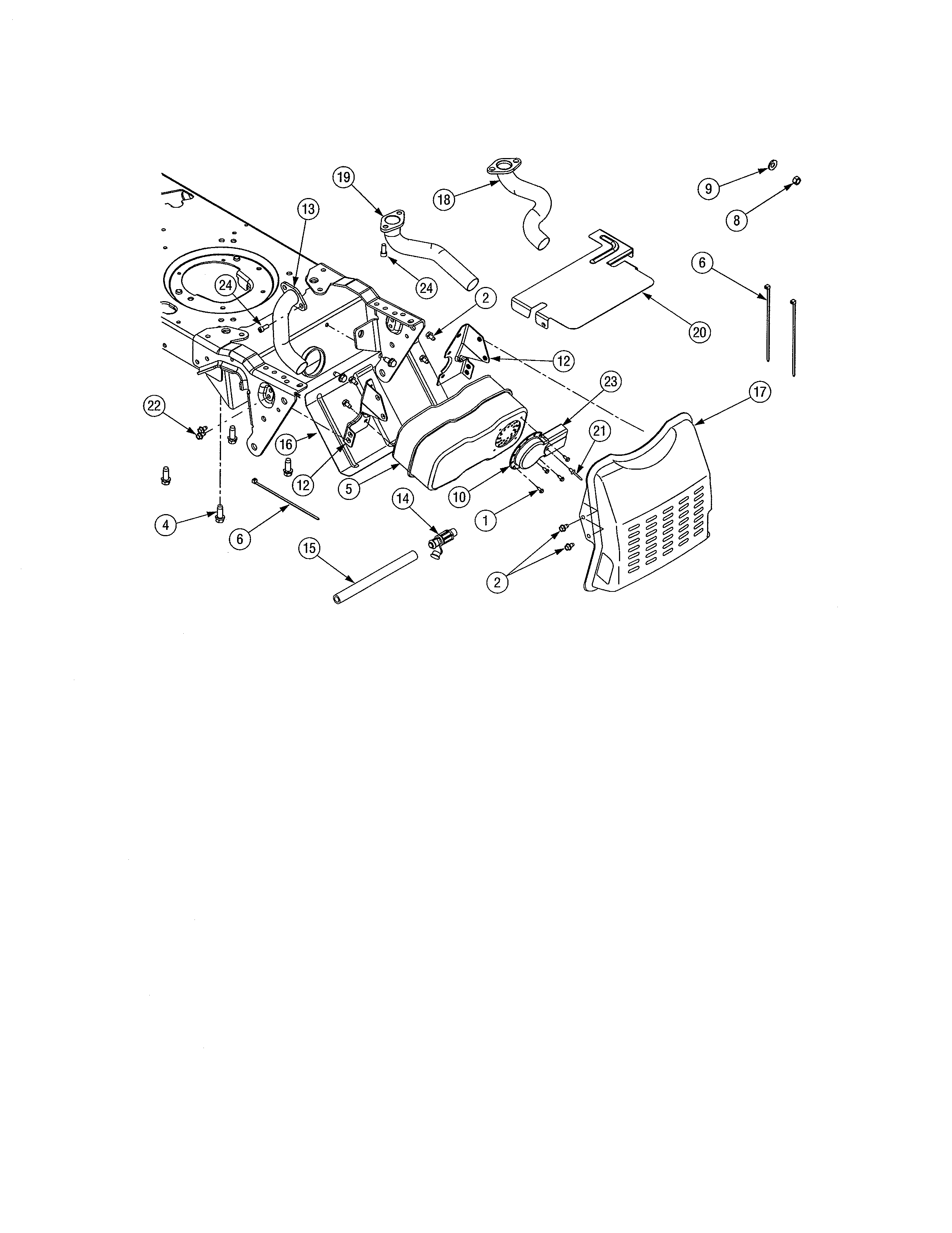 Cub Cadet 13AP11CP756 engine accessories diagram