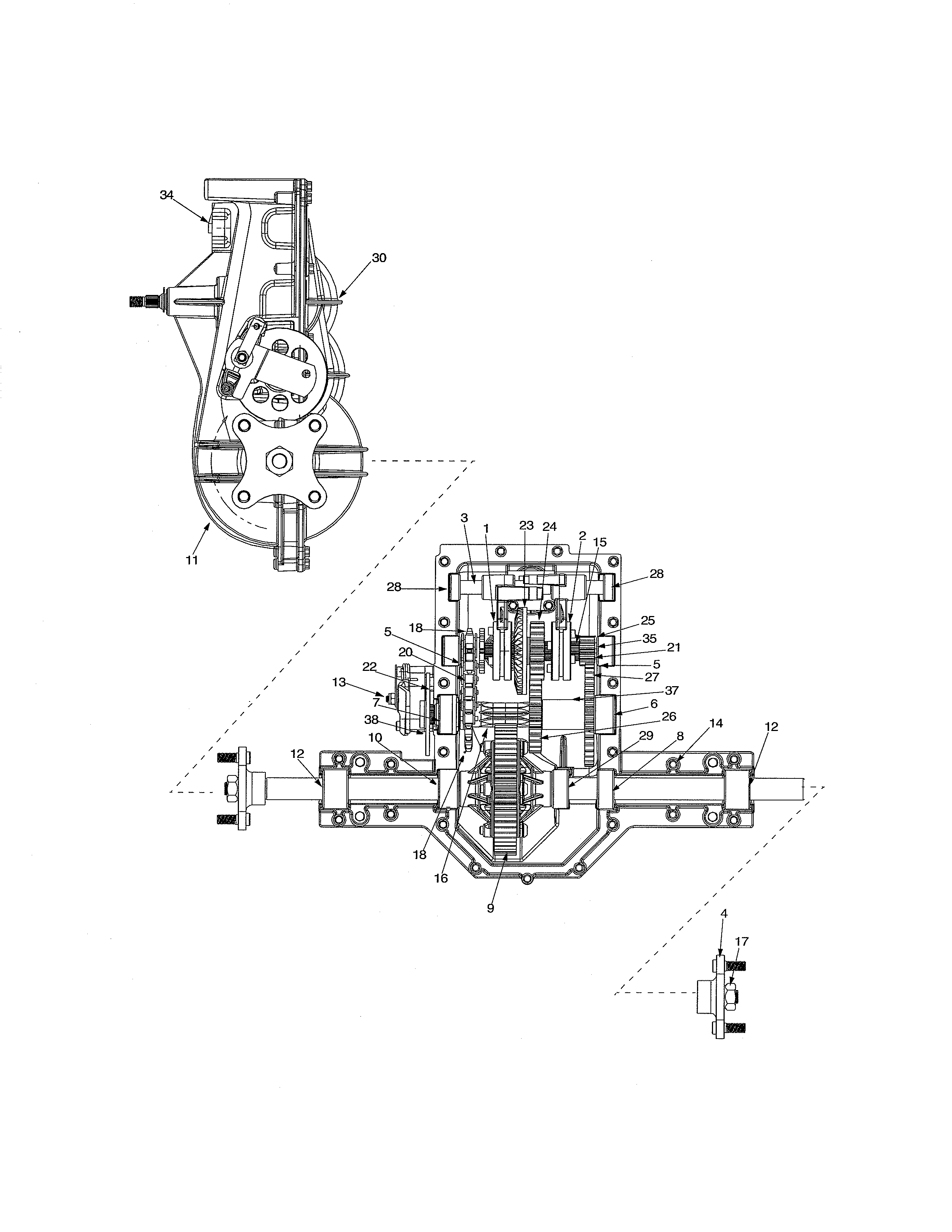 MTD 14BI845H129 transmission 618-0301a diagram