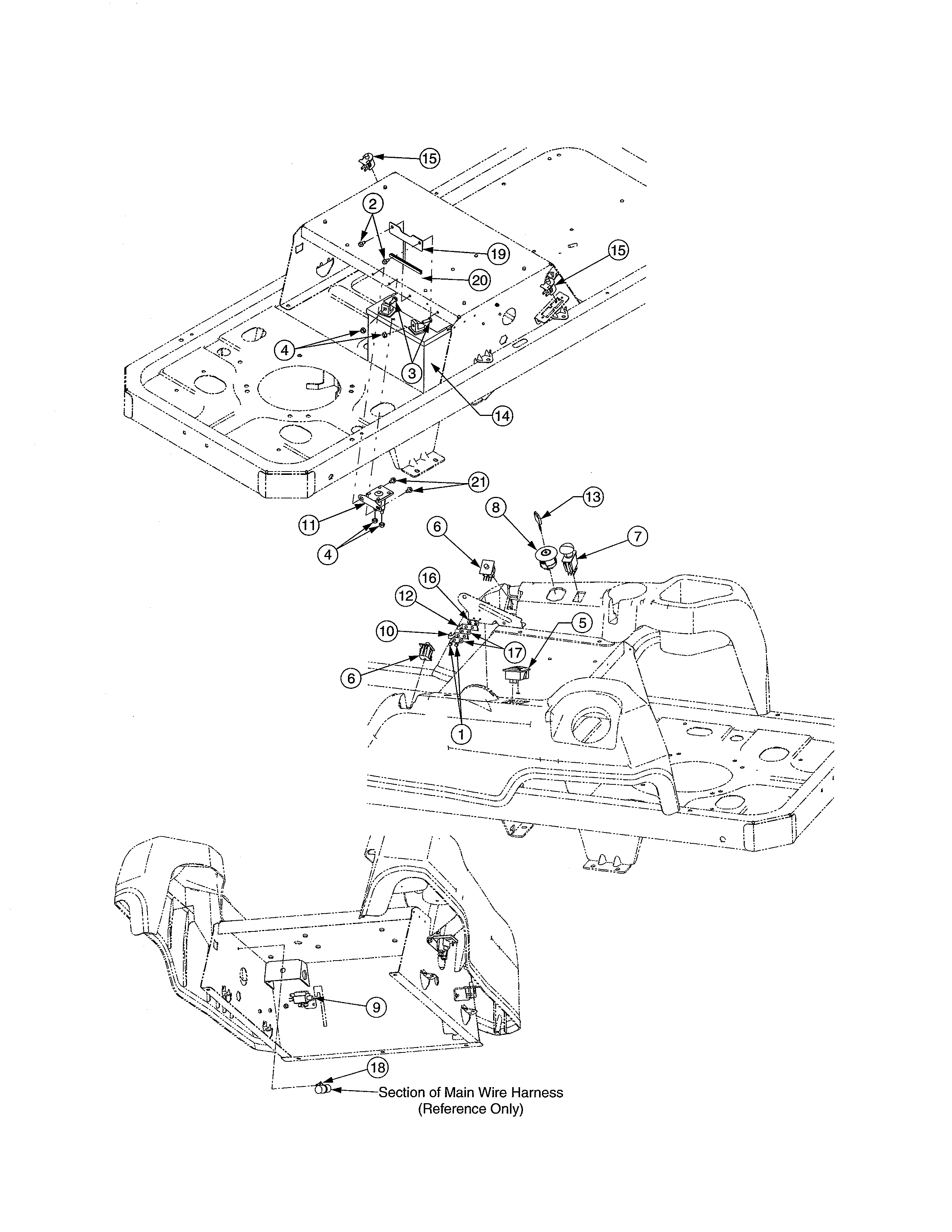 Cub Cadet 17AE2ACG756 electrical diagram