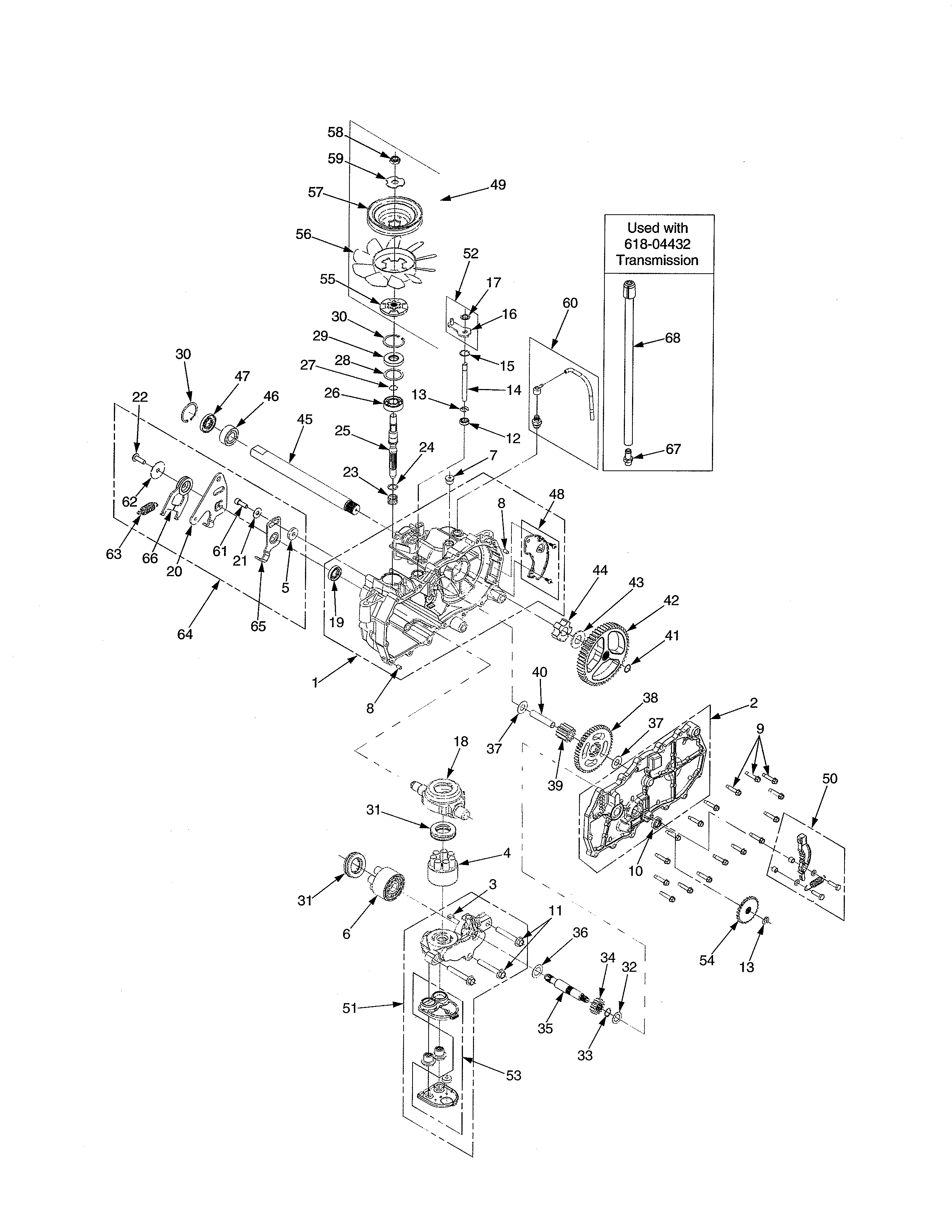 Cub Cadet 17AE2ACG756 rh transmission diagram