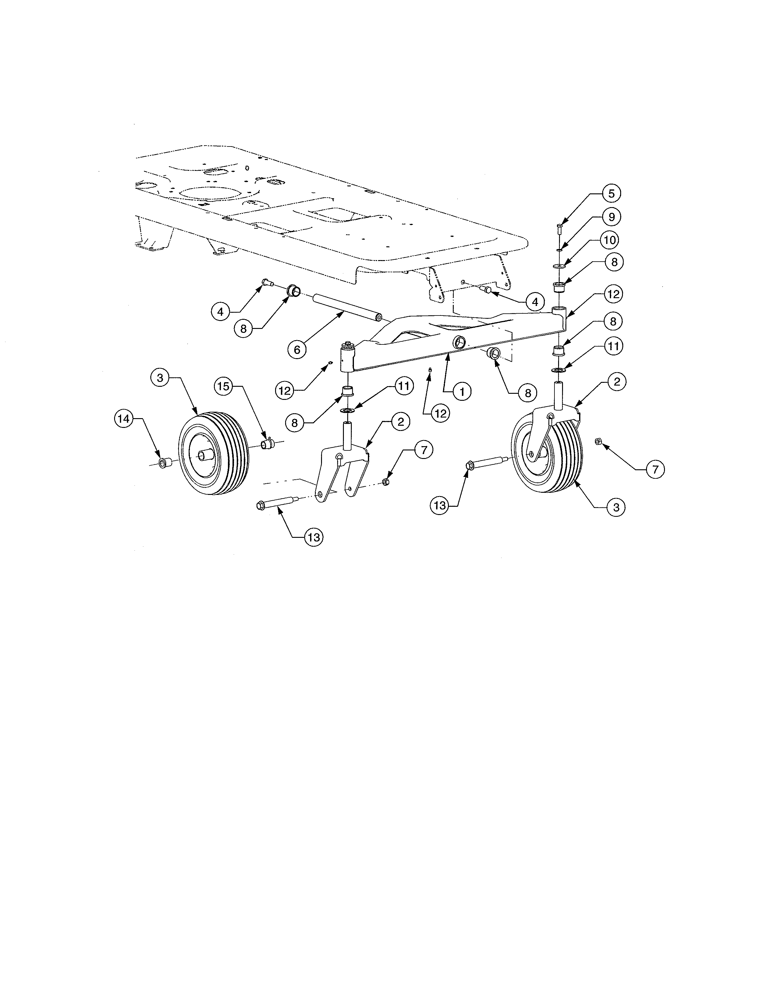 Cub Cadet 17AE2ACG756 front axle diagram