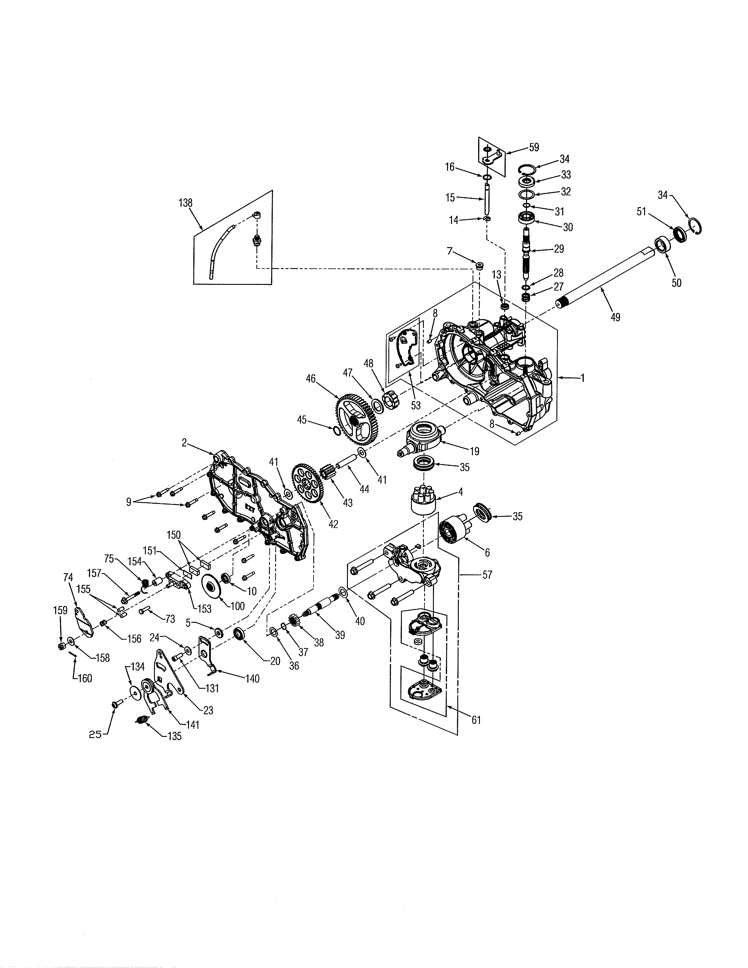 Cub Cadet 17AF9BKP756 lh transmission diagram