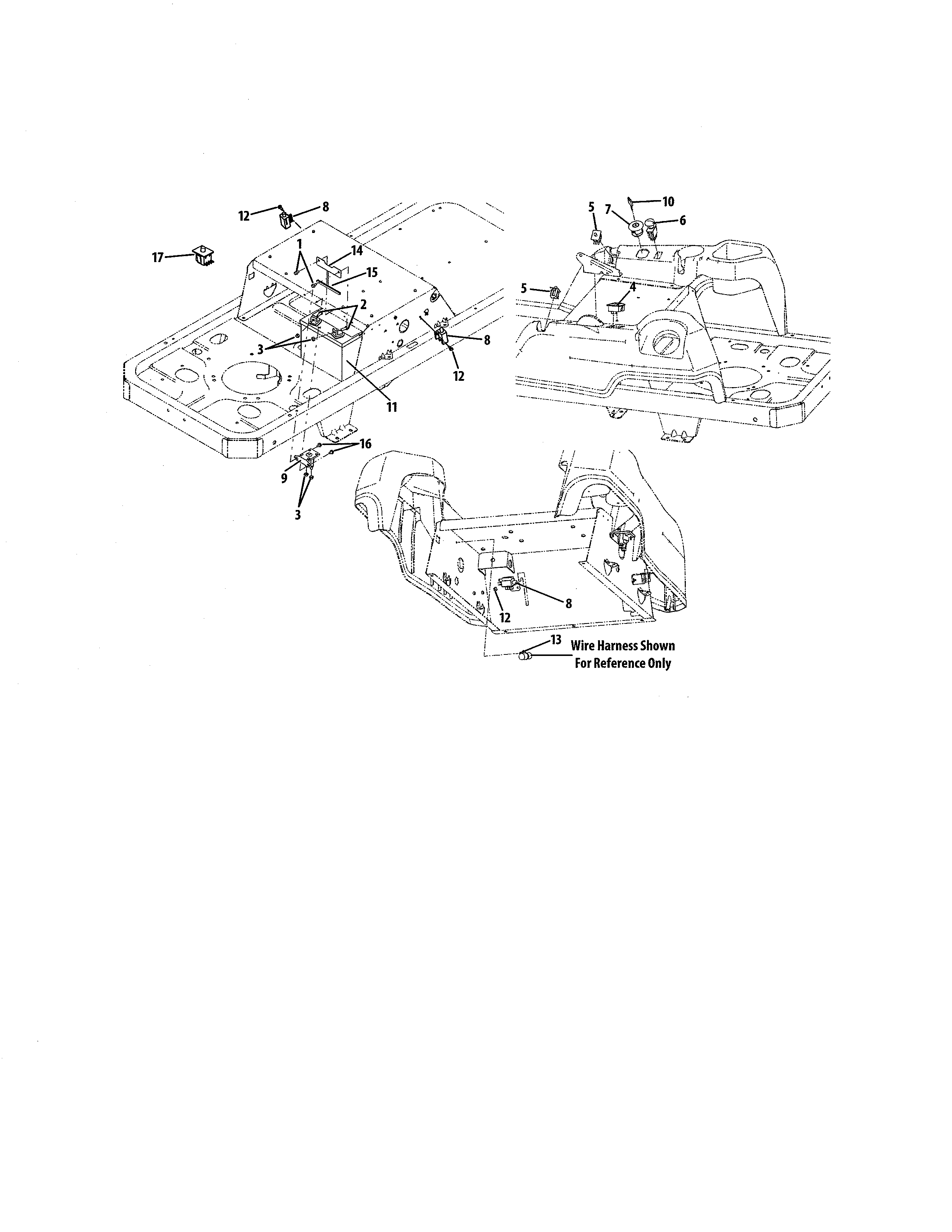 Cub Cadet 17AI2ACK056 electrical diagram