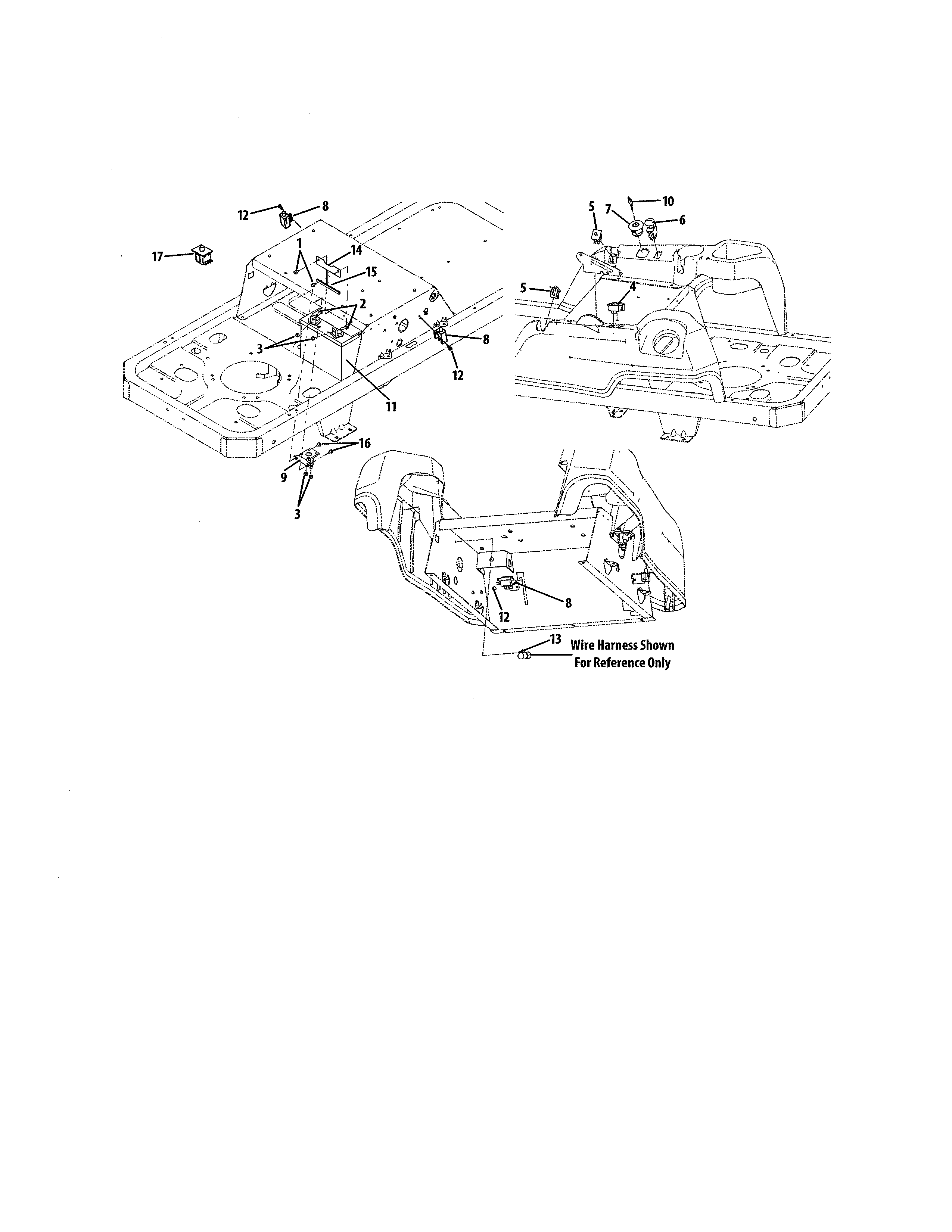 Cub Cadet 17AI2ACK056 electrical diagram