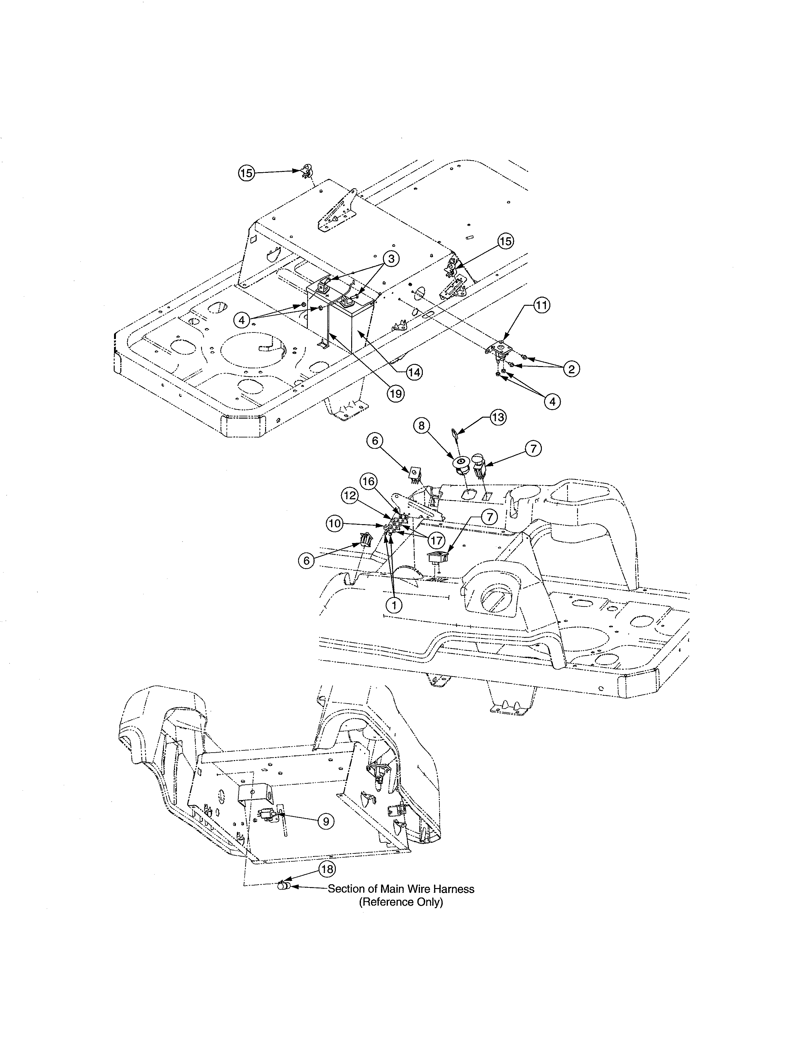 Cub Cadet 17AA5D7P756 electrical diagram