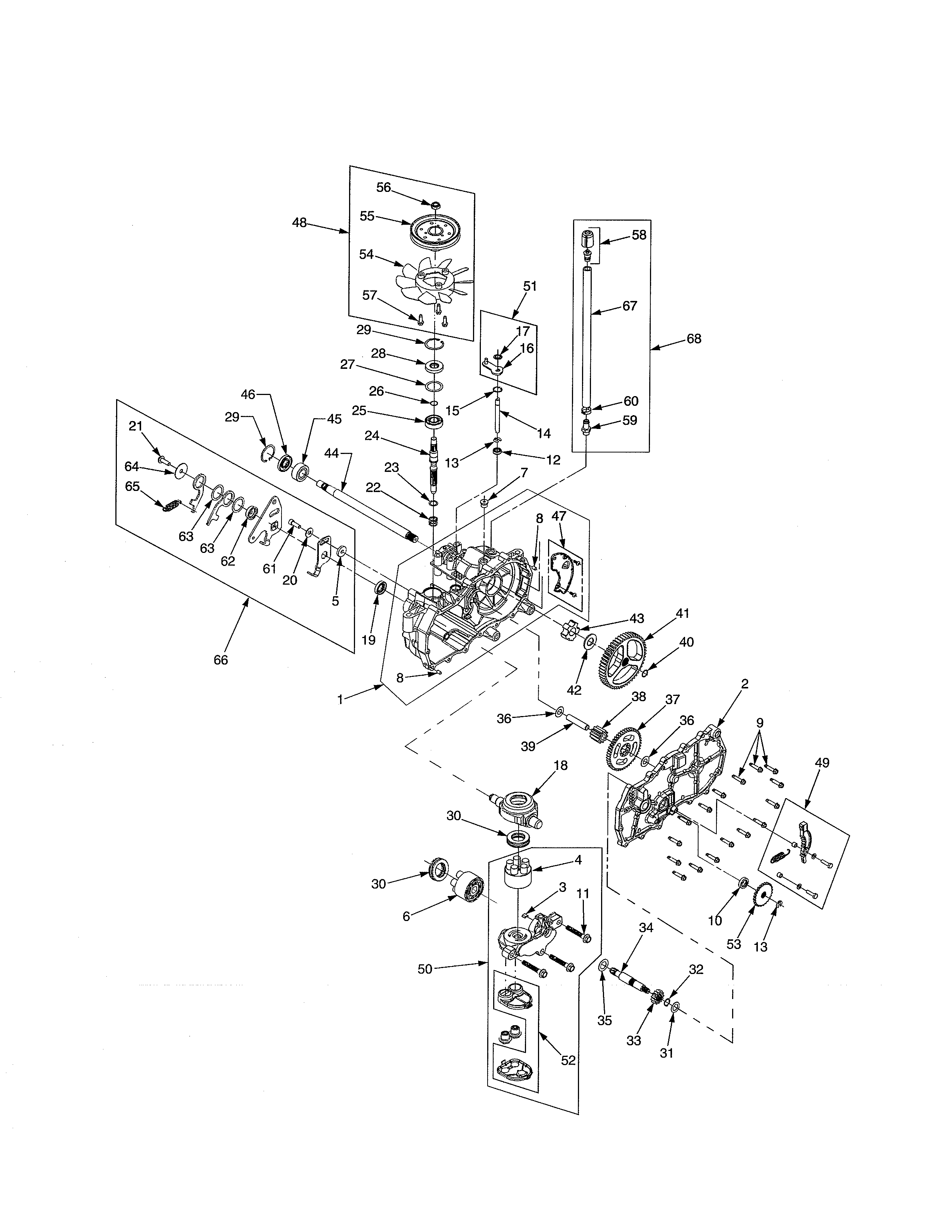 Cub Cadet 17AA5D7P756 rh transmission diagram