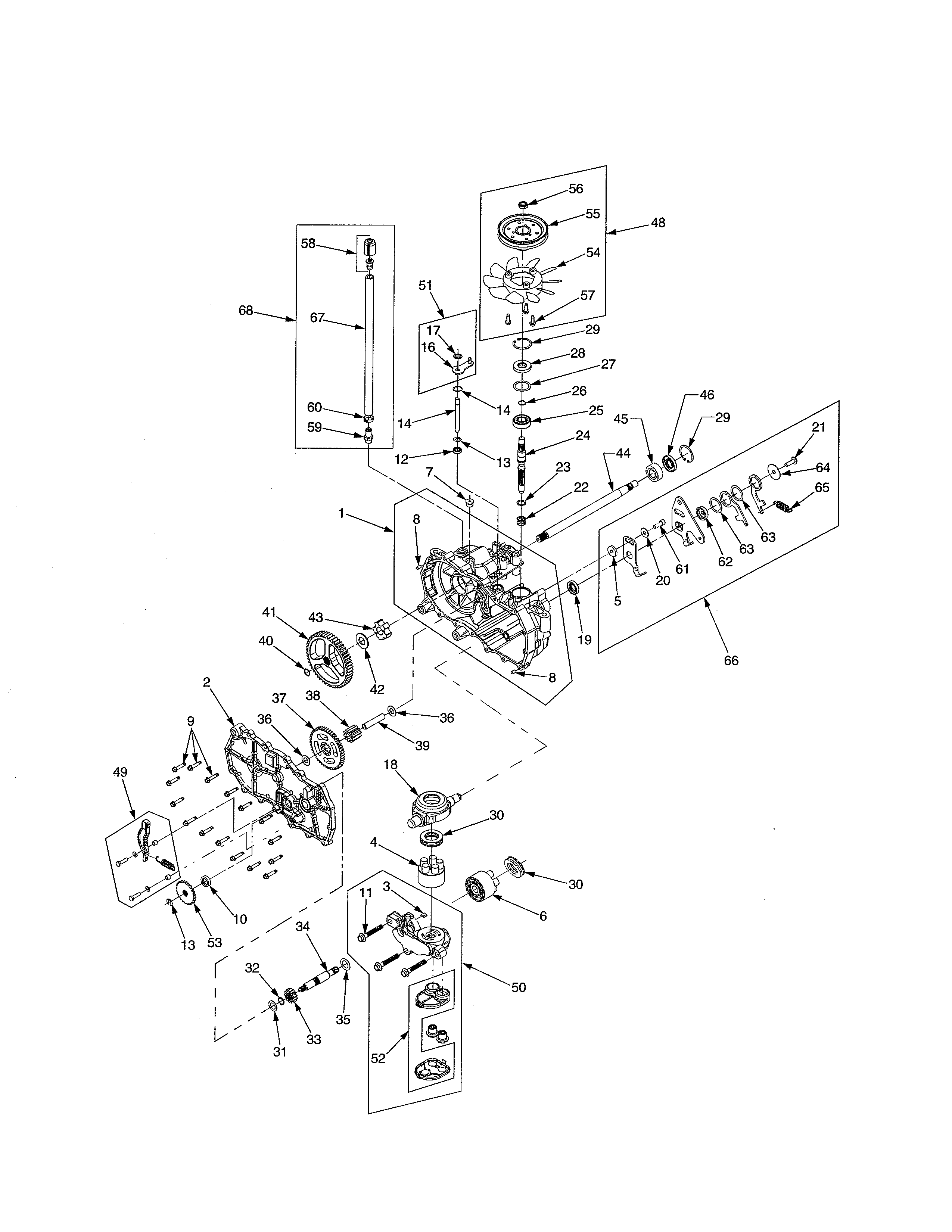 Cub Cadet 17AA5D7P756 lh transmission diagram
