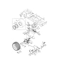 MTD 13AR91PT099 drive/rear wheels diagram