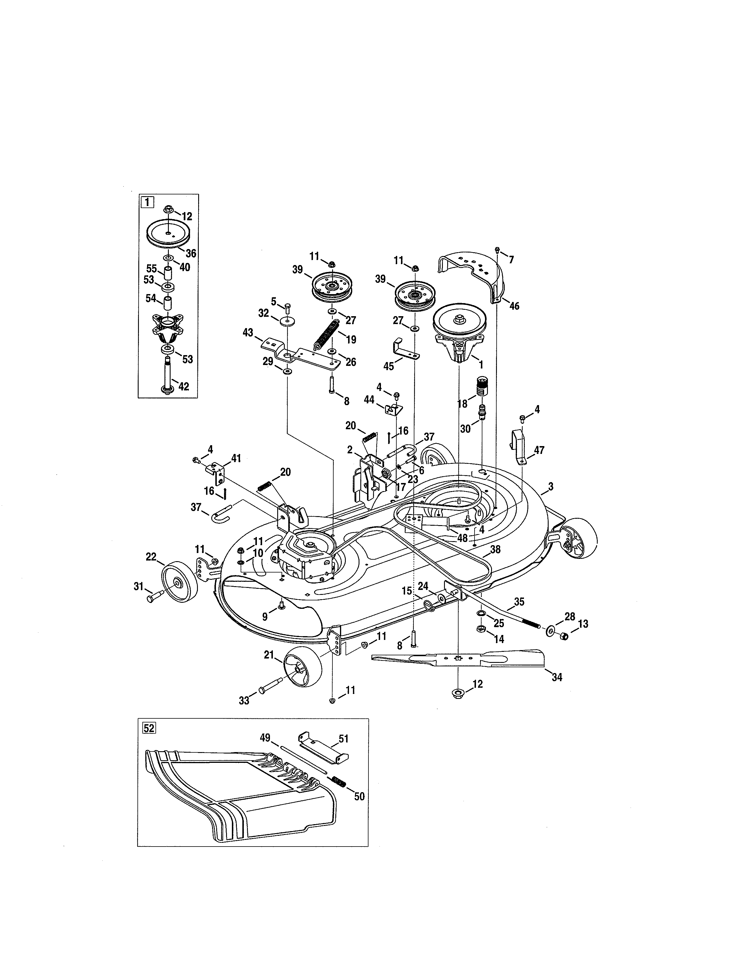 MTD 13AR91PT099 deck diagram