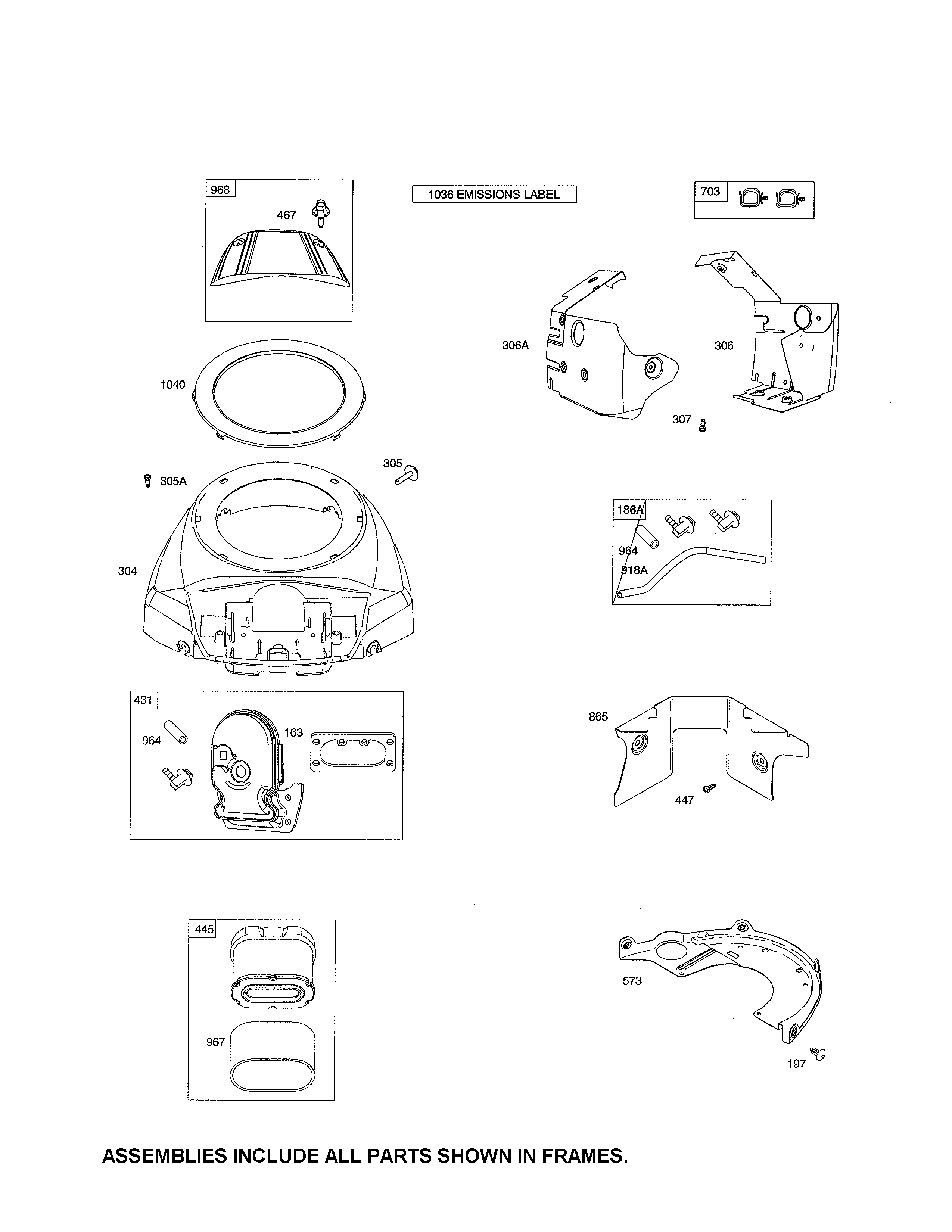 Craftsman 247288881 blower housing diagram