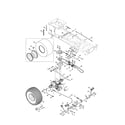 MTD 13AR91PT299 drive/rear wheels diagram