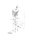 Husqvarna 440E cylinder piston 435, 435e diagram