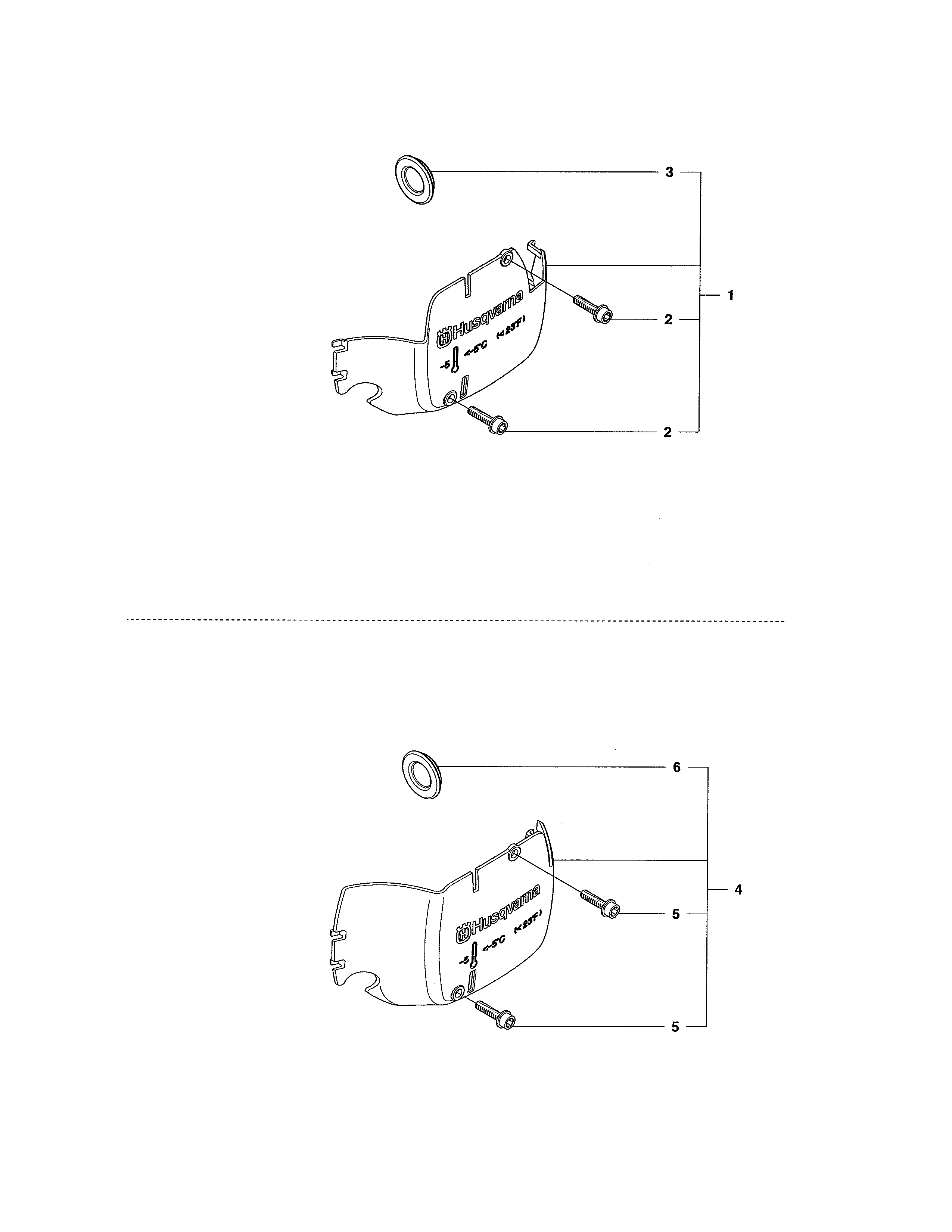 Husqvarna 440E winter kits 435, and 435e, 440e diagram