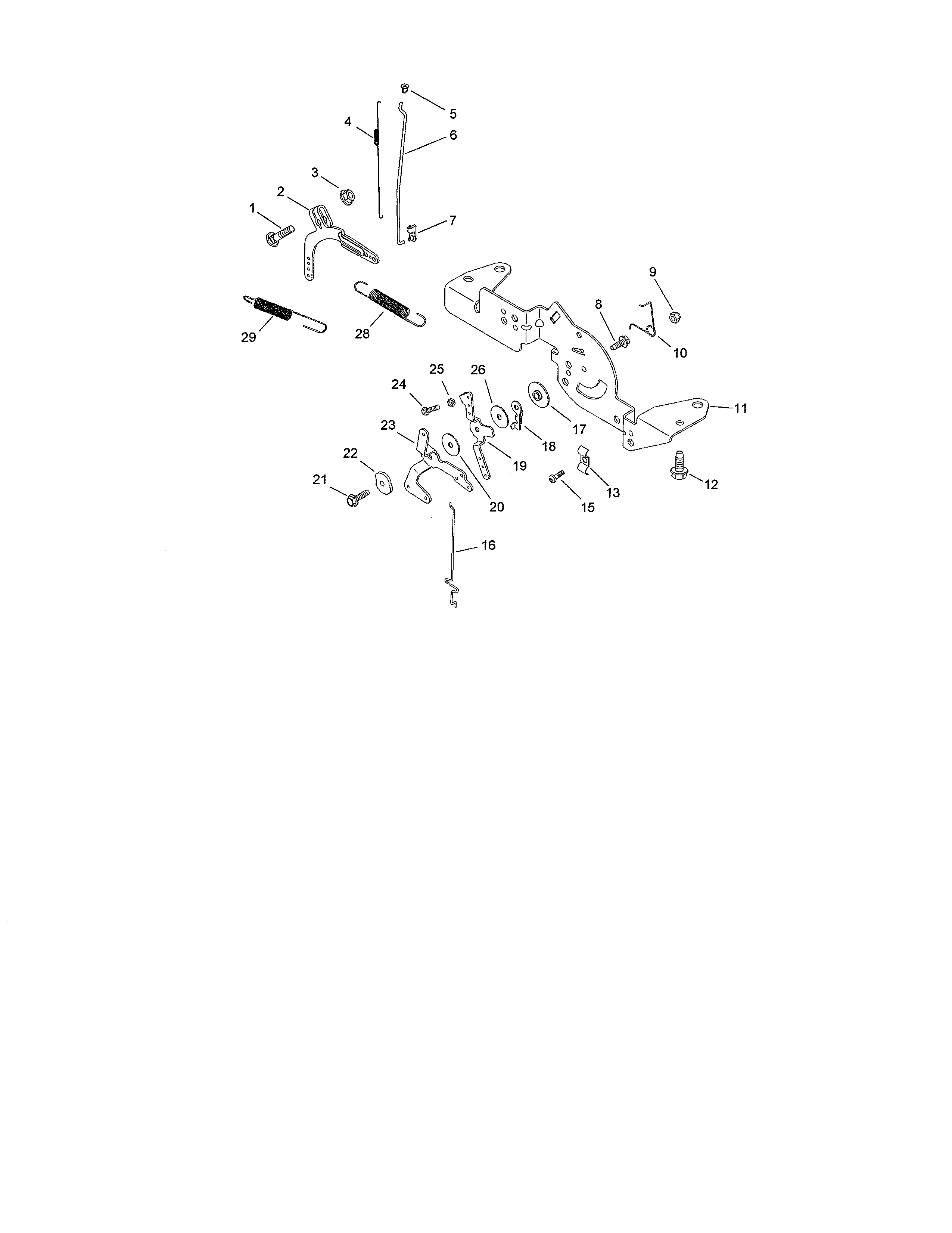 Toro 13AP60RP744 (1A096B50000 AND UP) engine control assembly diagram