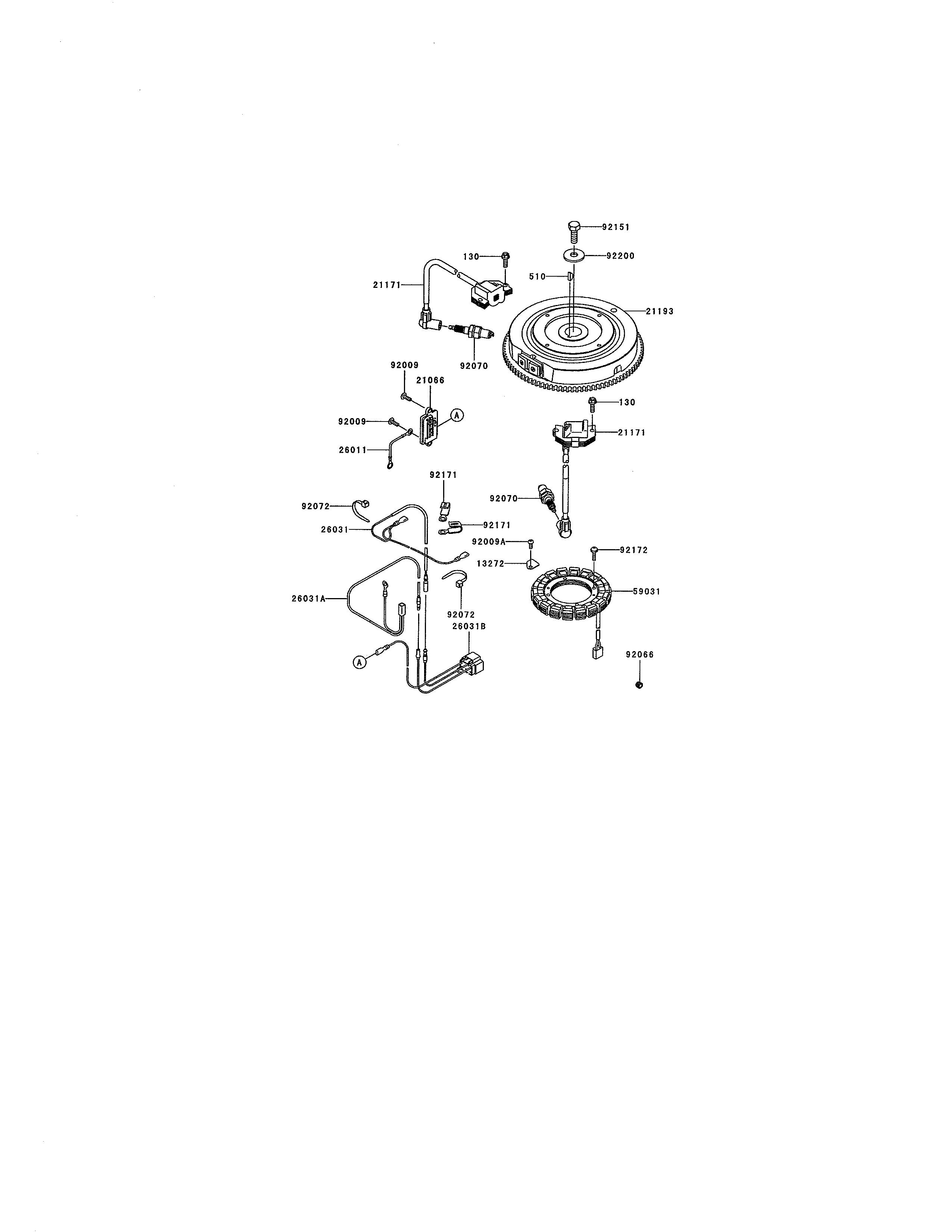 Cub Cadet 17AI2ACP056 electric equipment diagram