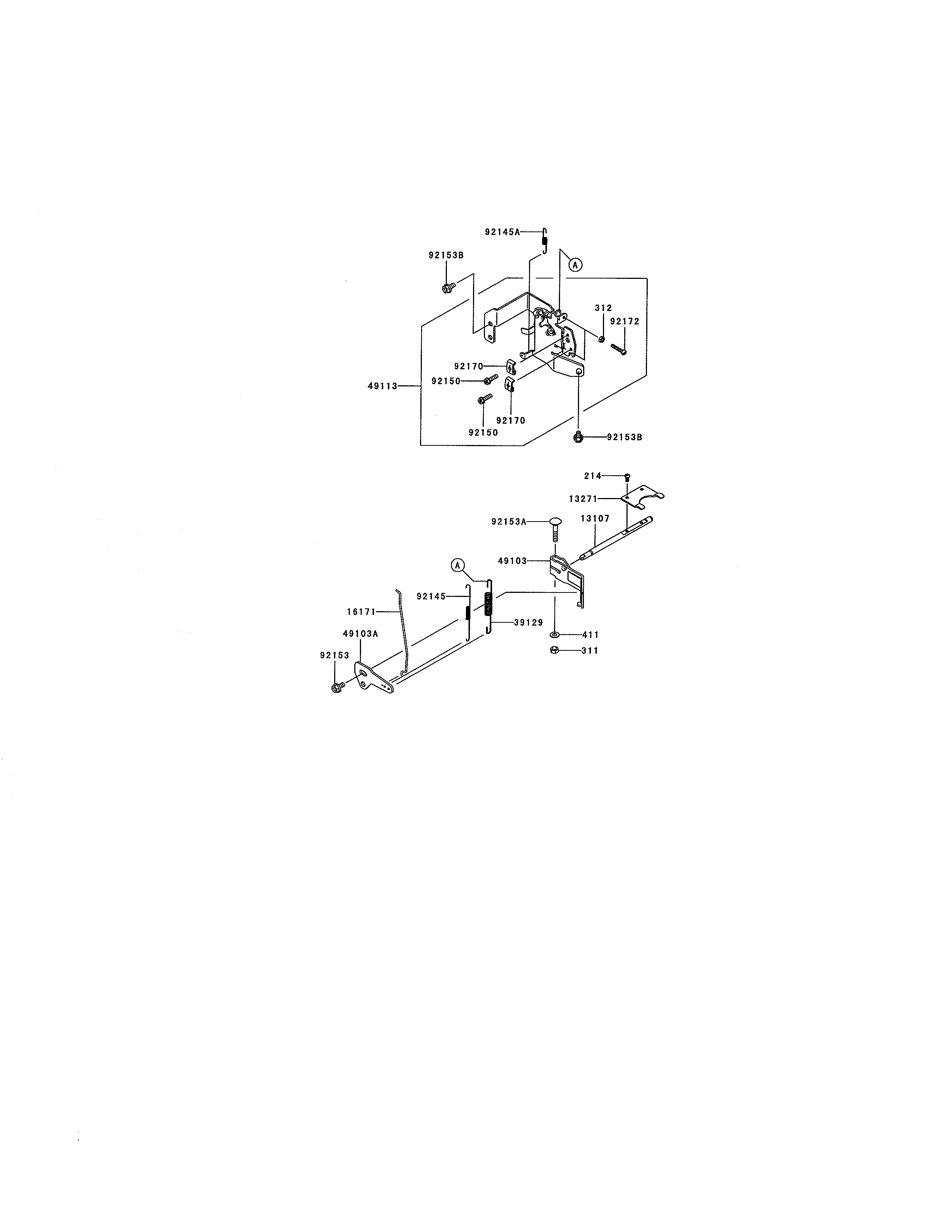 Cub Cadet 17AI2ACP056 control equipment diagram