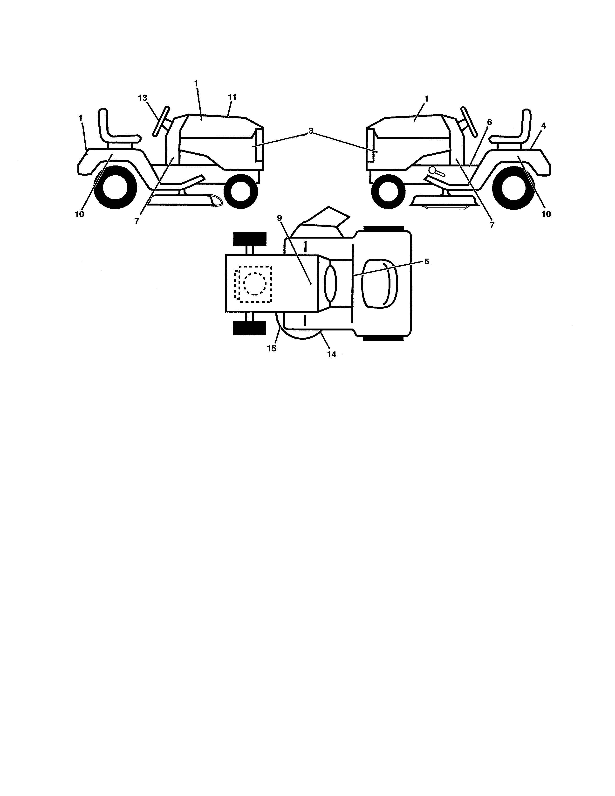 Dixon D25KH48 (96046002000) decals diagram