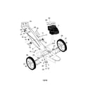 Craftsman 917773763 handle/wheels/engine diagram