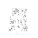 Craftsman 917370830 cylinder/crankshaft/sump diagram