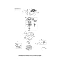 Craftsman 917370830 rewind starter/blower housing diagram