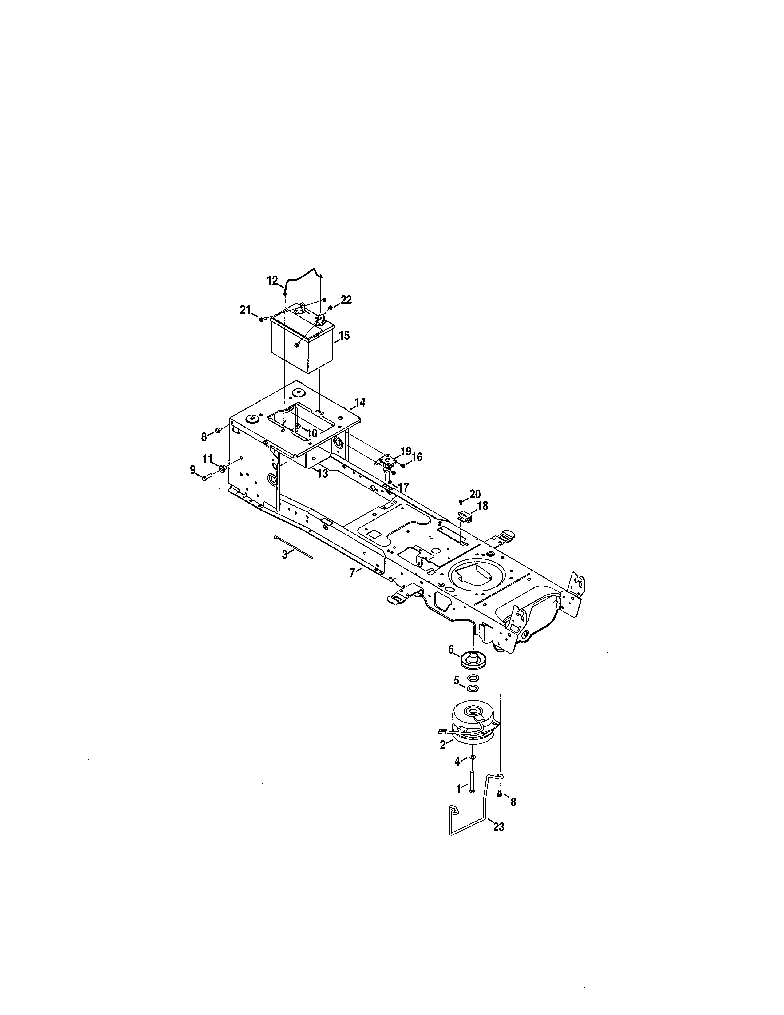 Craftsman 247289841 pto & battery diagram