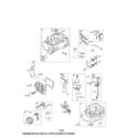 Briggs & Stratton 126T02-0863-B1 cylinder/crankshaft/sump diagram
