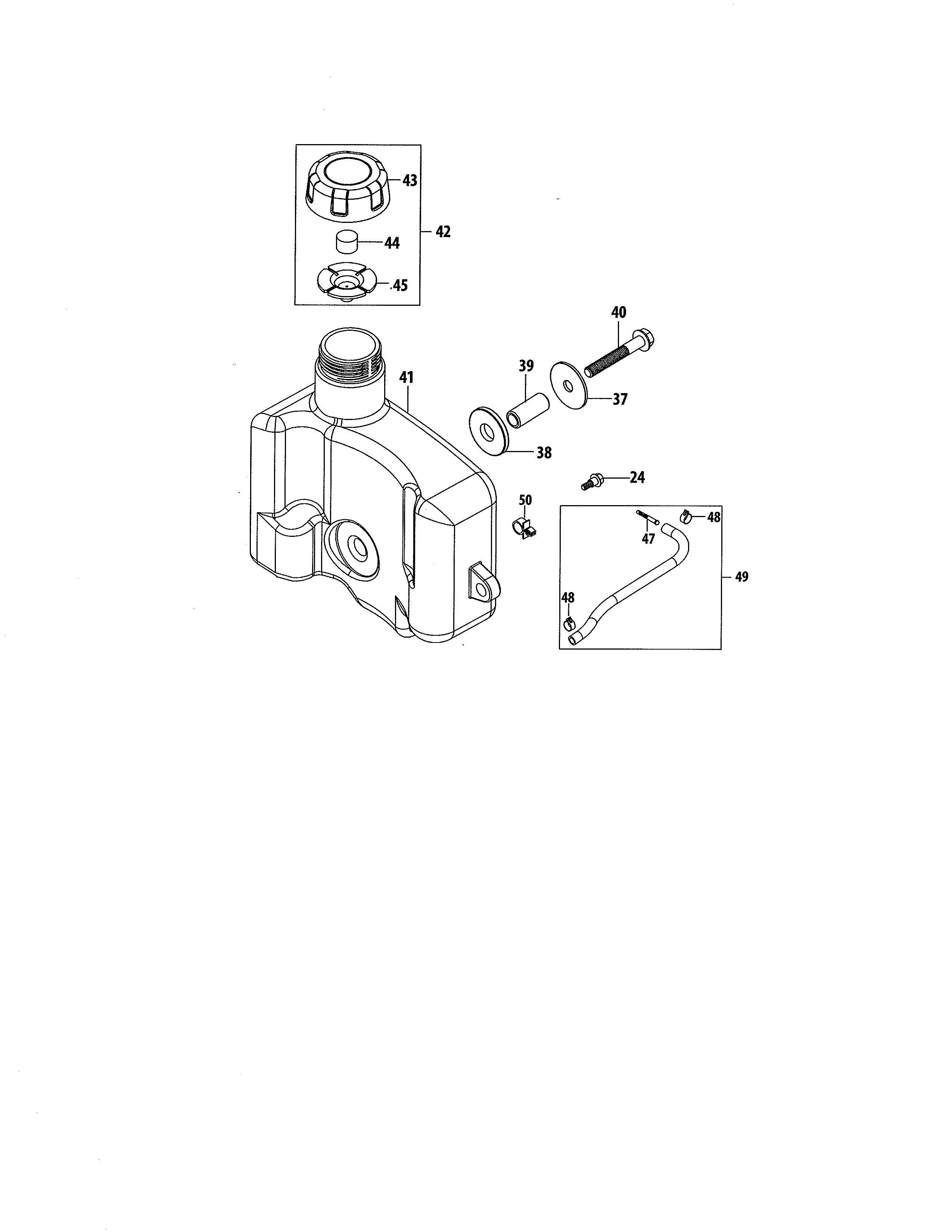 Craftsman 24777243 fuel tank diagram