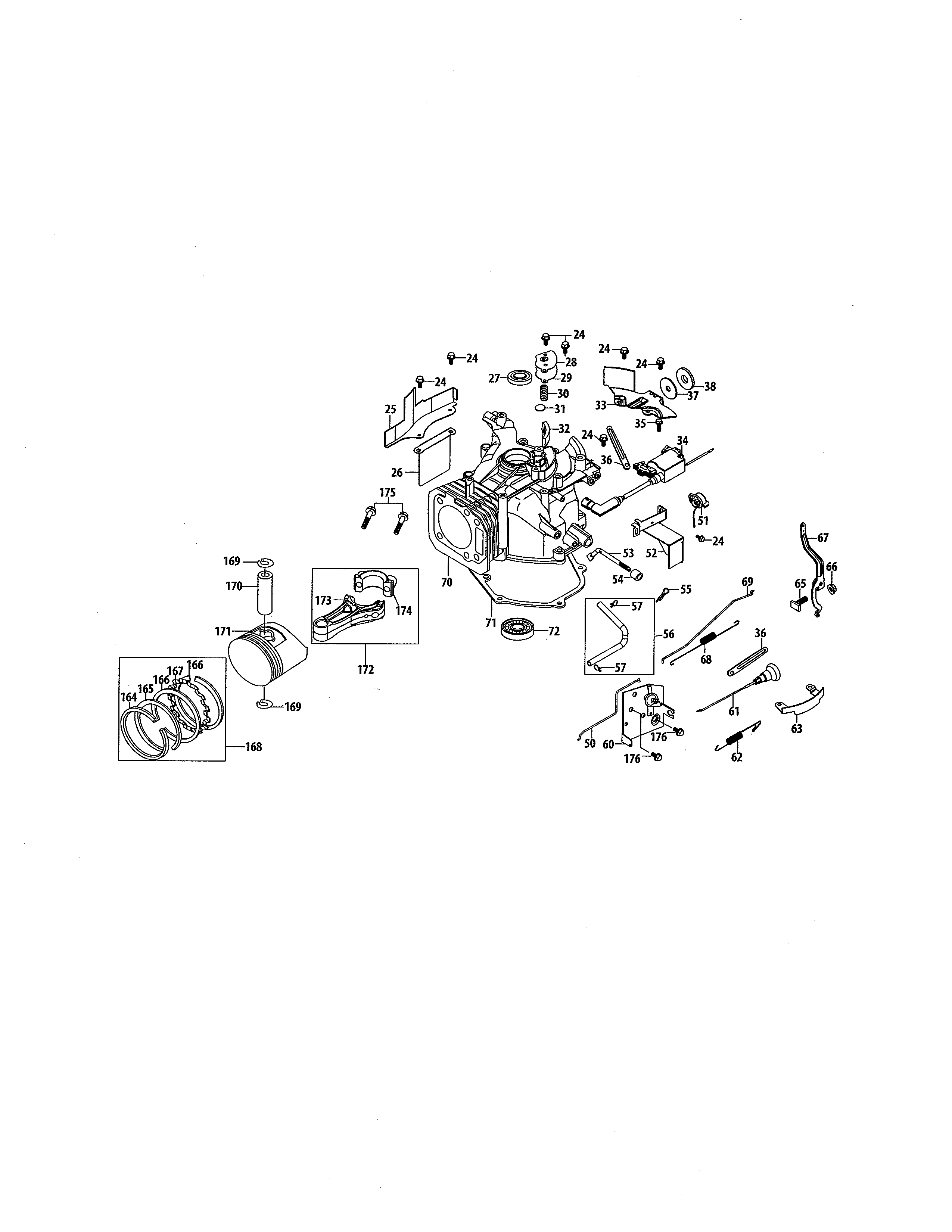 Craftsman 24777243 shortblock diagram