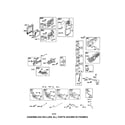 Yard Pro 371970 air cleaner/controls/starter diagram