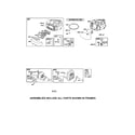 Poulan 96046000800 air cleaner/blower housing diagram