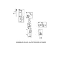 Poulan 96046000800 crankshaft/camshaft/piston diagram