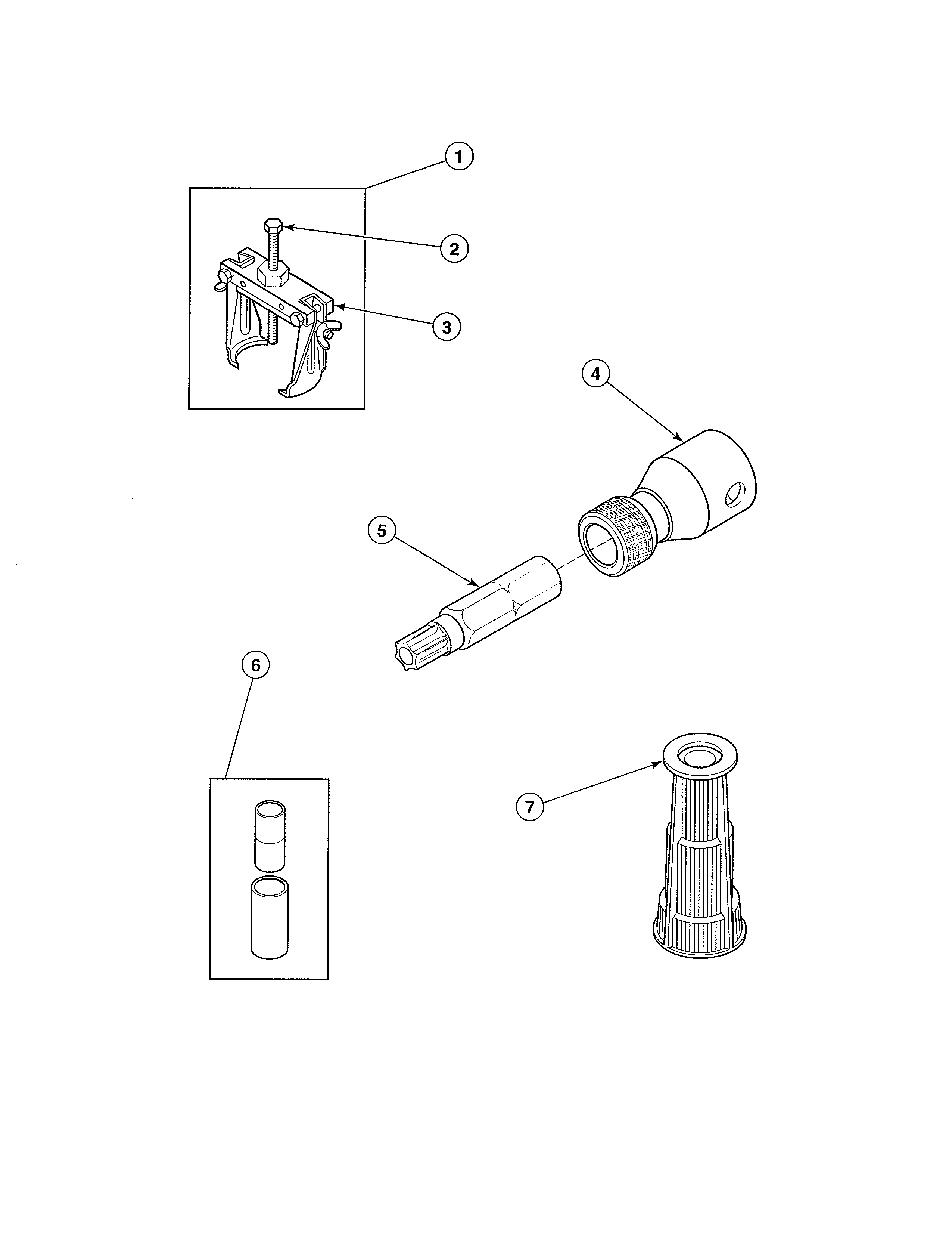 Alliance EA3820LA special tools diagram