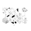Husqvarna 917374142 engine/housing/handle diagram