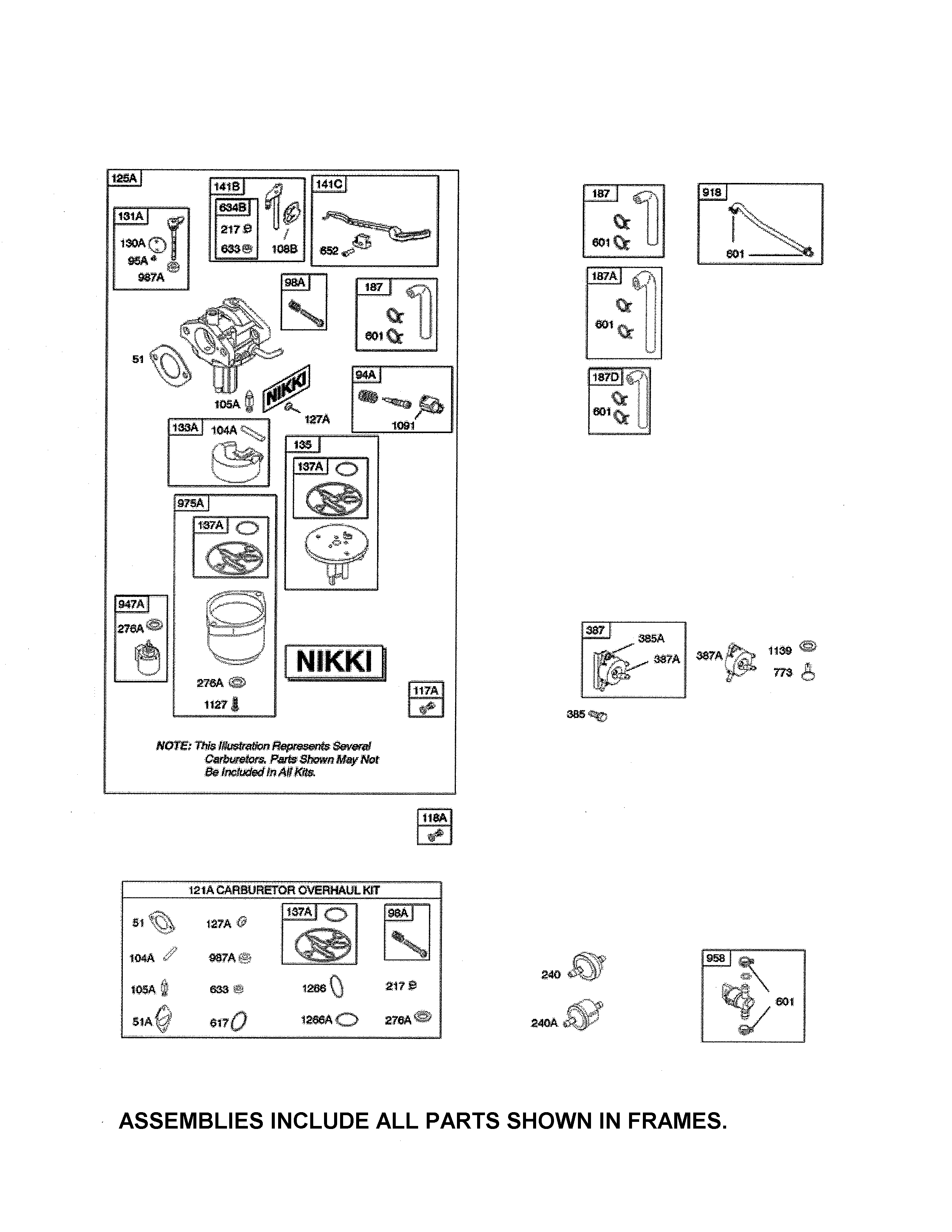 Poulan PXT195G42 (96046002200) carburetor diagram