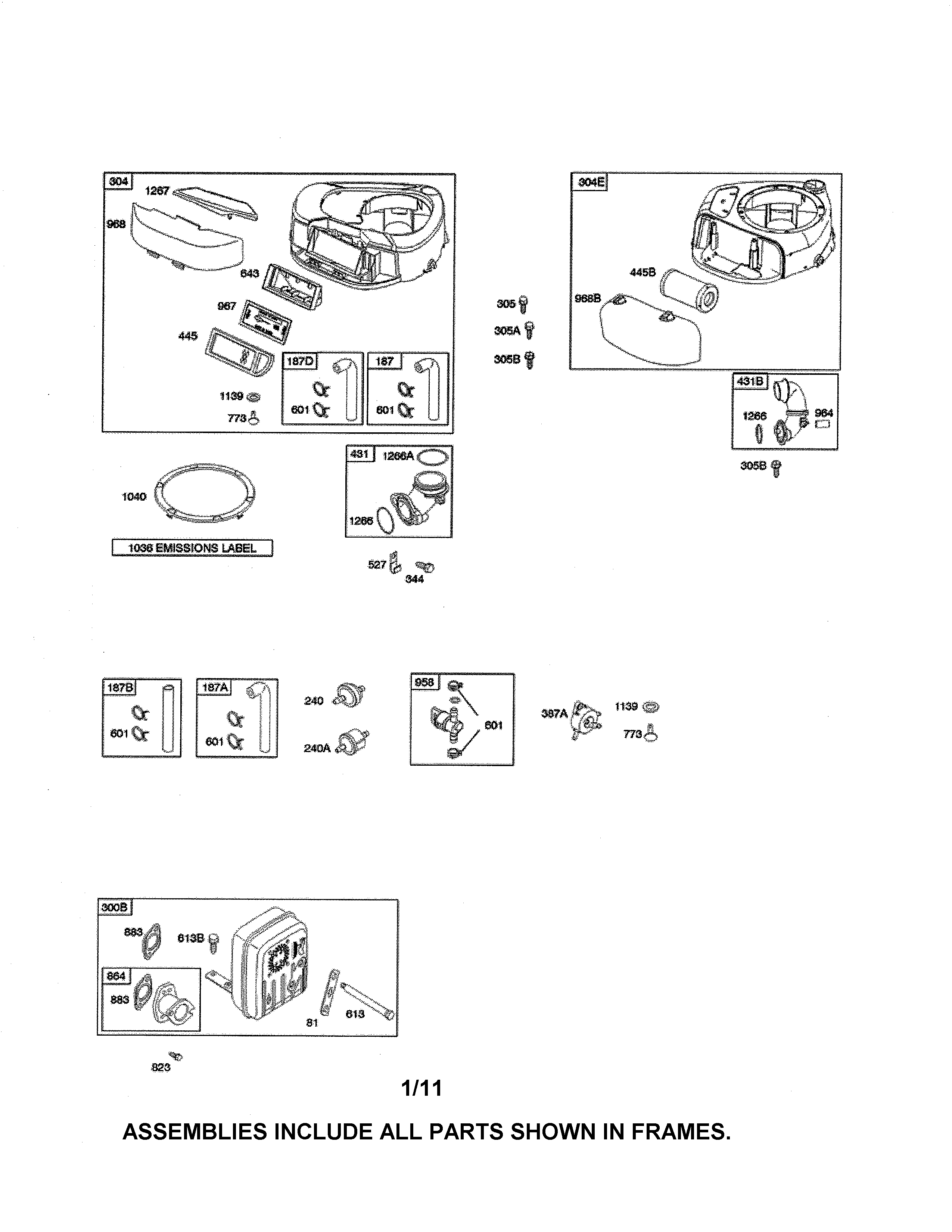 Husqvarna SRD17530-280022 blower housing diagram