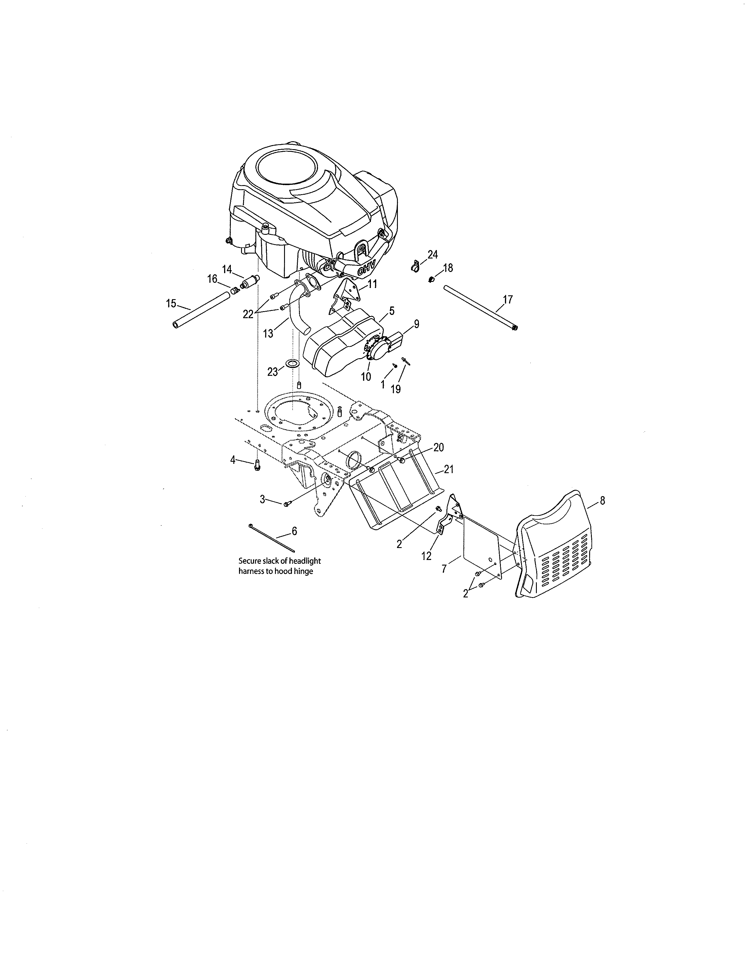 Toro 13BX60RG744 muffler diagram