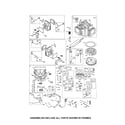 Craftsman 917288580 cylinder/carburetor/sump diagram